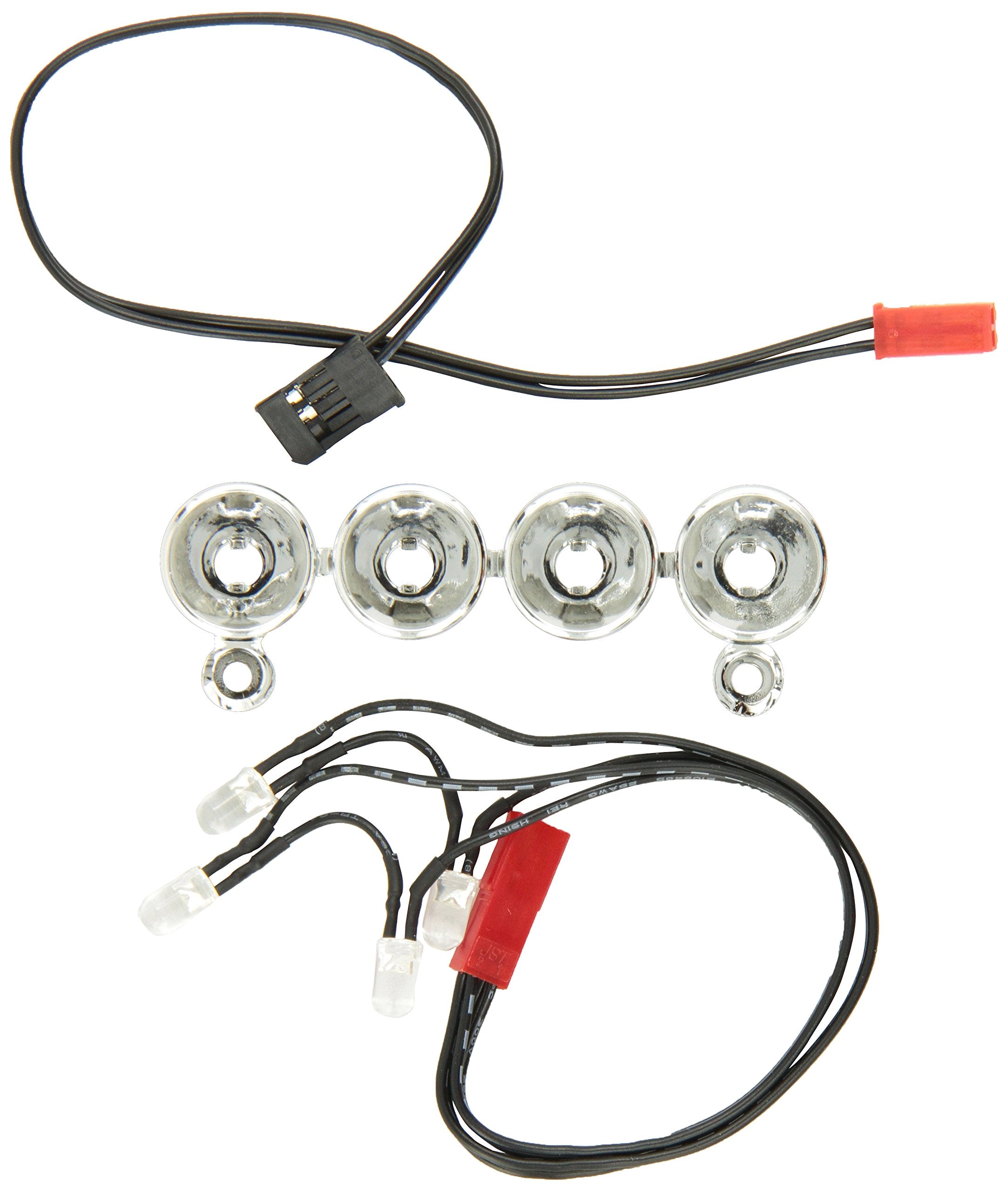 Traxxas 6784 Led Light Bar Chrome, 4 Clear Lights, Stampede 4X4, 174-Pack