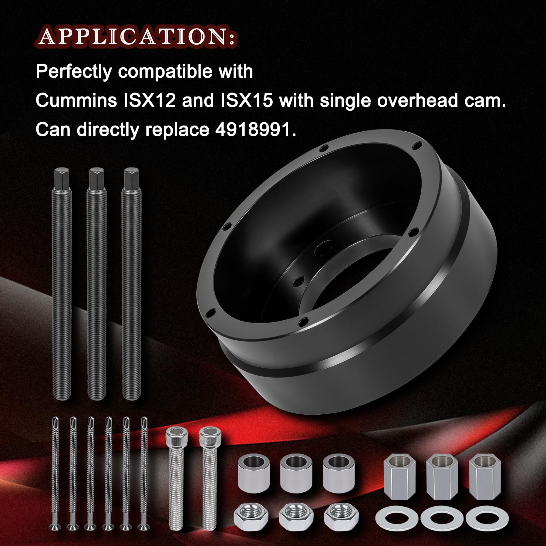 Danhonwin 4918991 Front Crankshaft Seal & Wear Sleeve Remover/Installer Tool Compatible with Cummins ISX12 and ISX15