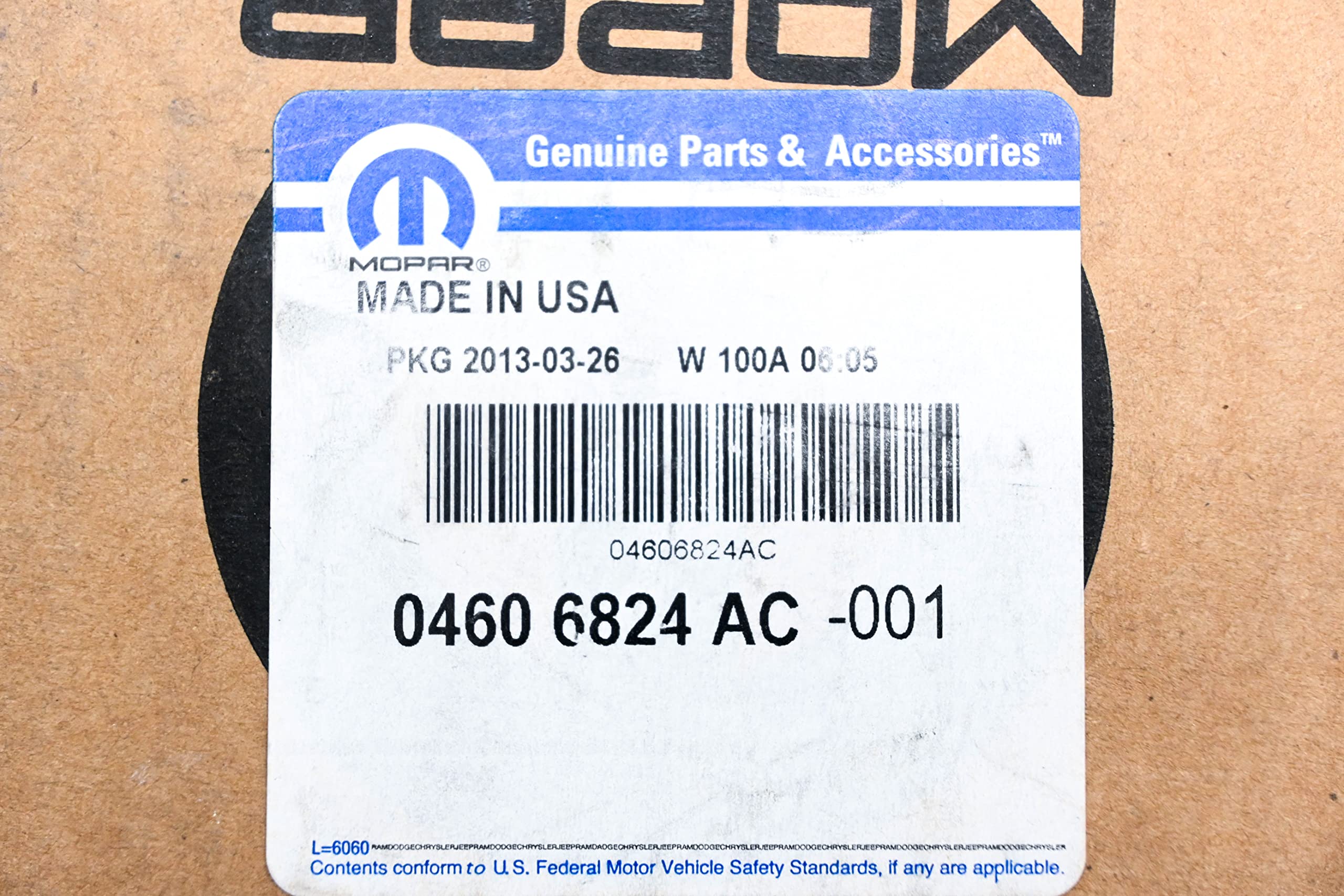 Mopar 04606824Ac Coil Ignition