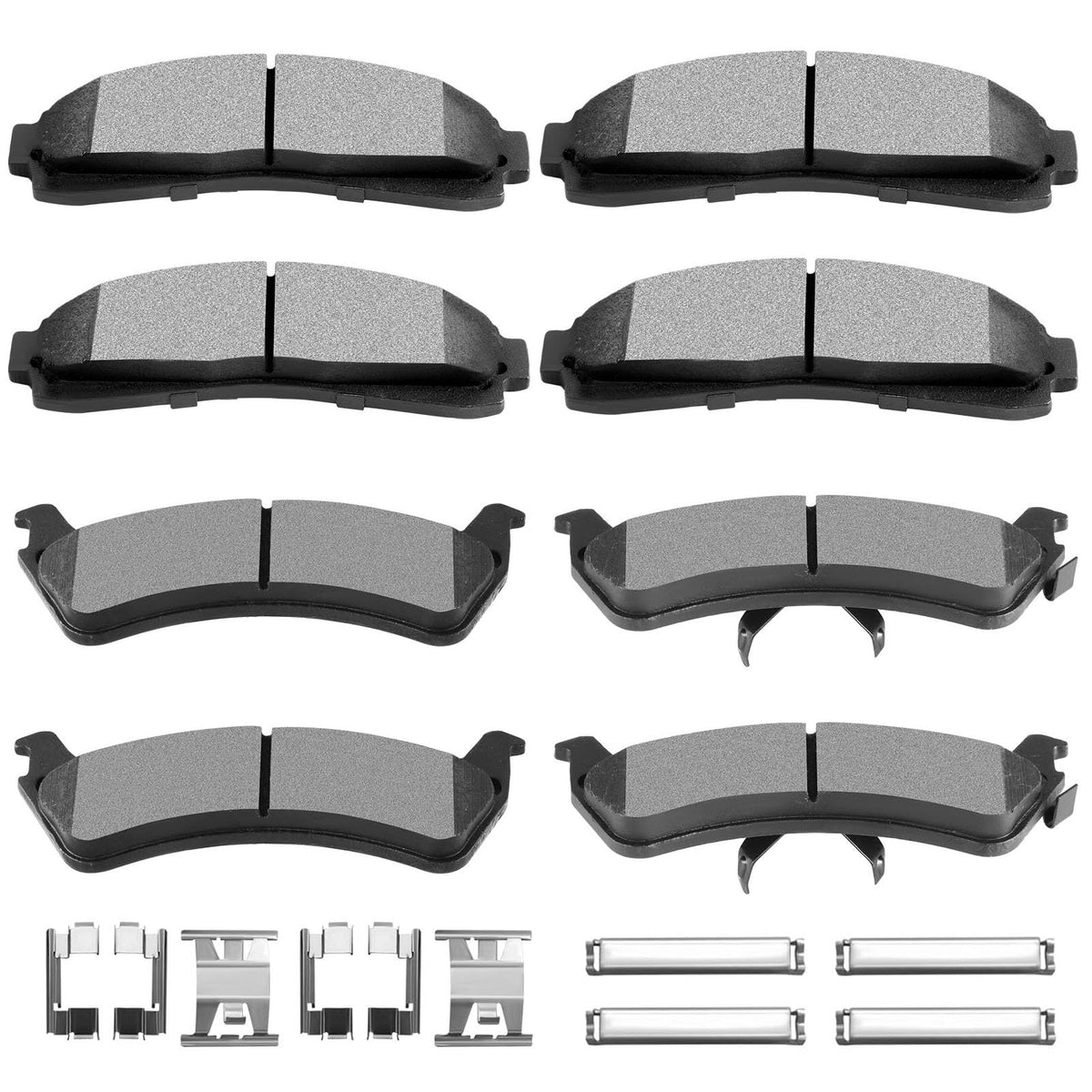 Scitoo D652 D667 Front Semi-Metal Rear Ceramic Brake Pads Sets Fit For Ford For Explorer 1995-2001,For Mercury Mountaineer 1997-