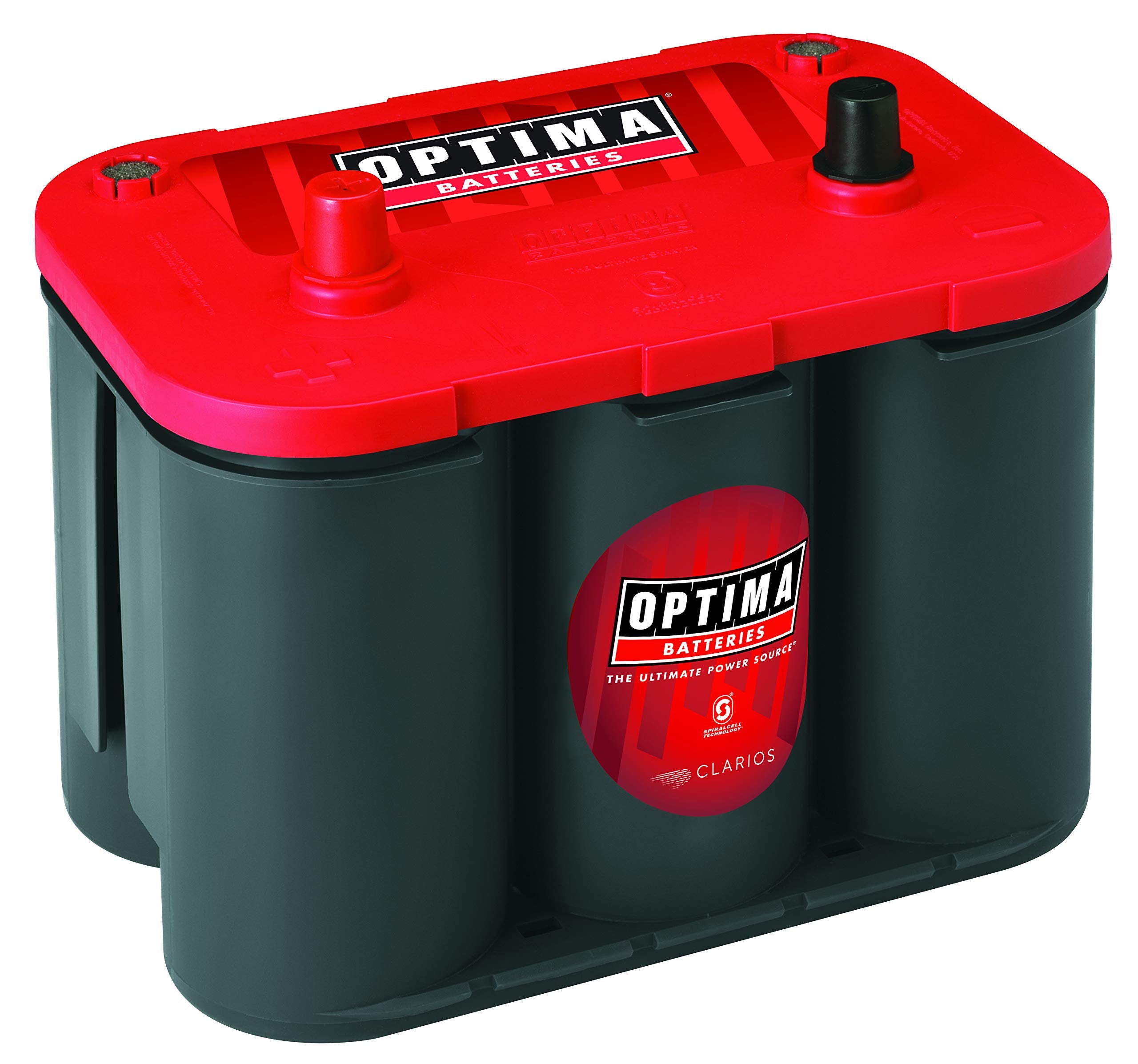 OPTIMA Batteries High Performance 34 RedTop Sealed AGM Car, Truck, and SUV Starting Battery, 800 CCA, SAE Terminal, Maintenance 