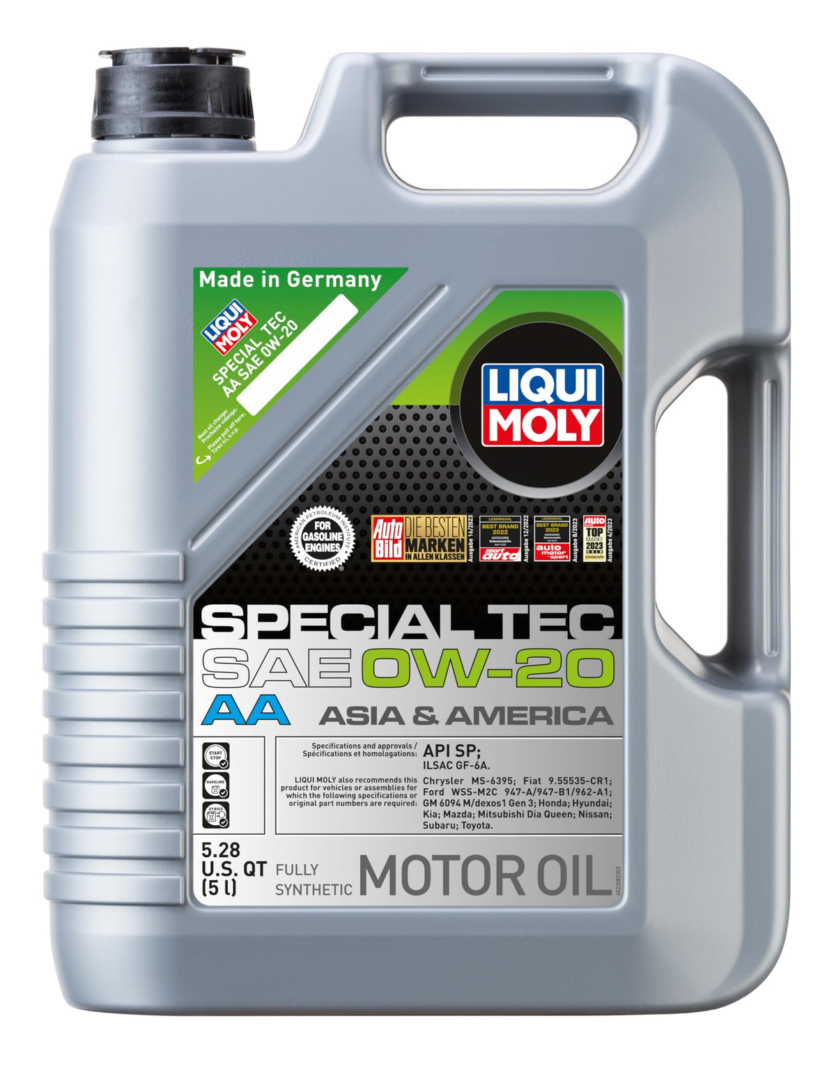 Liqui Moly Special Tec Aa Sae 0W-20 | 5 L | Synthesis Technology Motor Oil | Sku: 2208