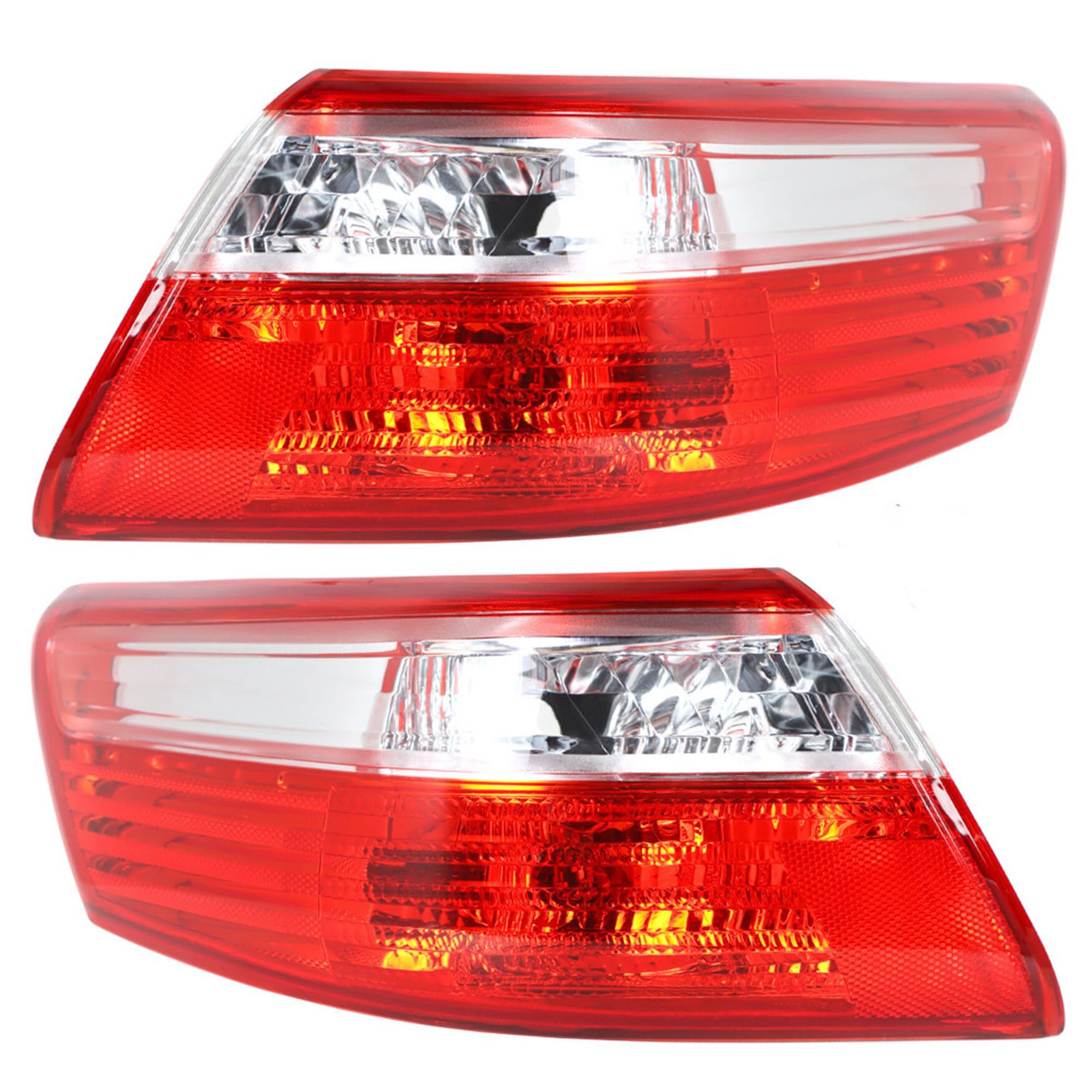 WFLNHB Left and Right Tail Lights Replacement for Toyota Camry 2007-2009 Rear Tail Lights Taillamps Assembly 8156006240 81550062