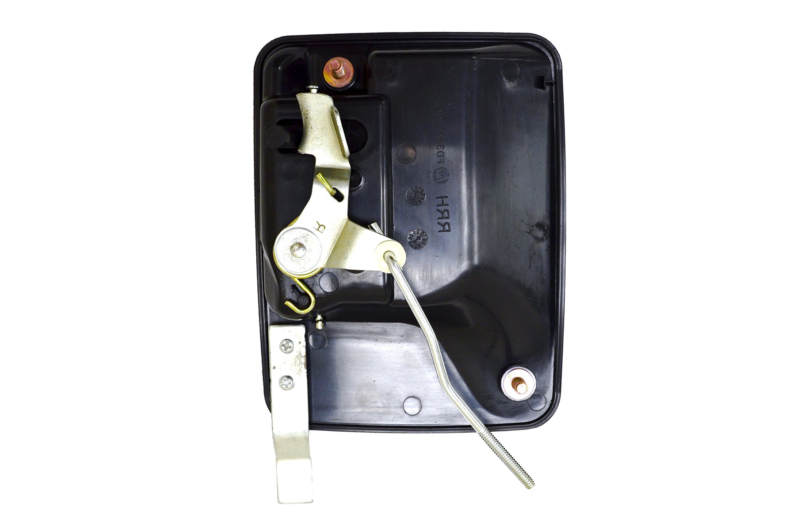 PT Auto Warehouse FO-3523A-RL - Outside Exterior Outer Door Handle, Textured Black - Driver Side Rear (Replaces 7Z3C-2626601-AA, 7Z3C-2626601-CA, 7Z3C2626601AA, 7Z3C2626601CA)