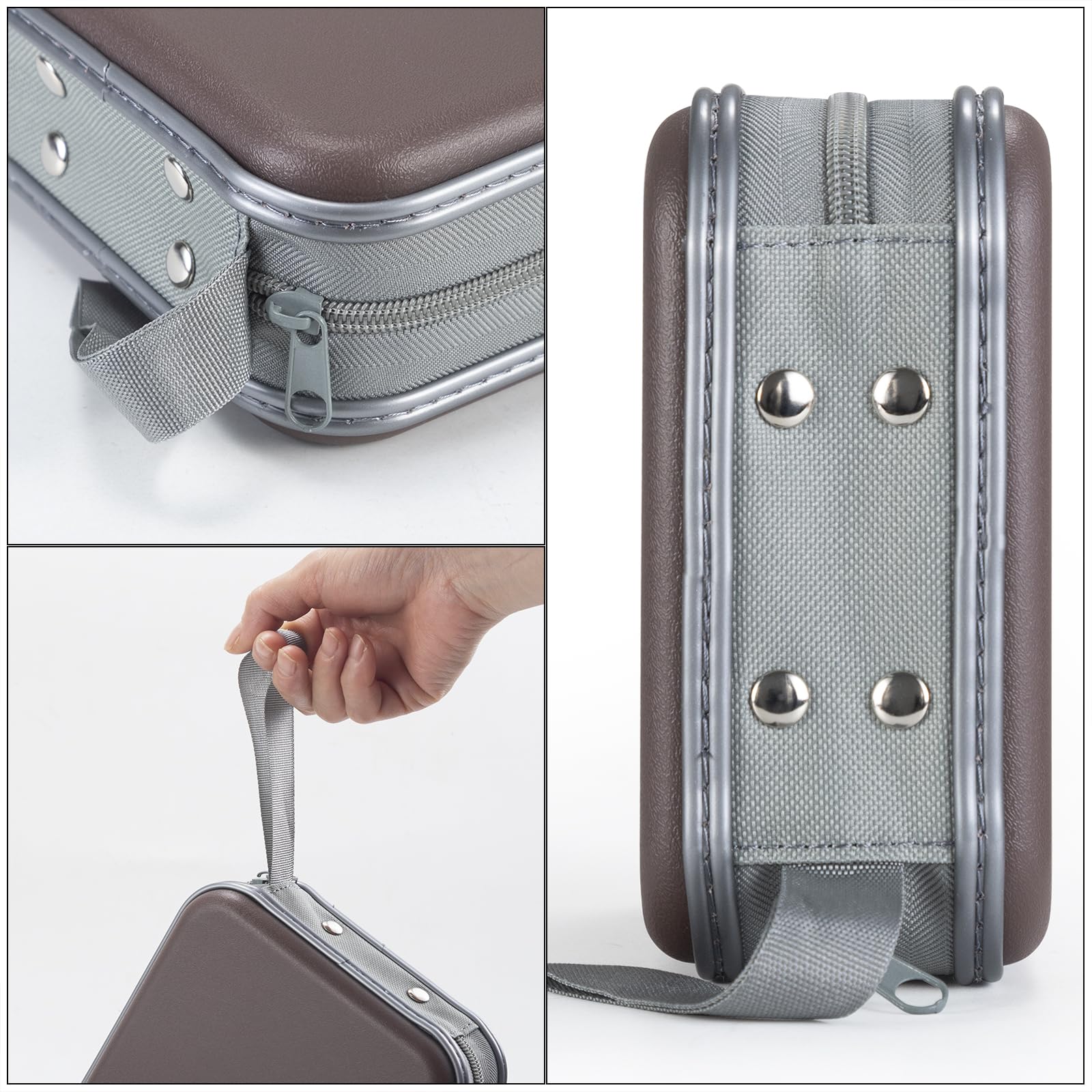 Uentip Cd Case For Car,48 Capacity Dvd Case Portable Zipper Cd Case Holder Large Storage Cd Wallet Cd Organizer Home Travel (Cof