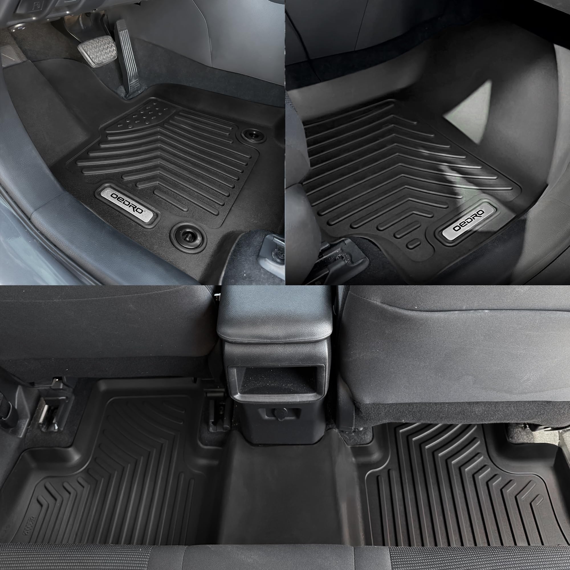 Oedro Floor Mats Fit For 2018-2024 Toyota Camry, Not For Hybrid & Awd Models, Tpe All Weather Floor Liners Custom Fit For 2024 T