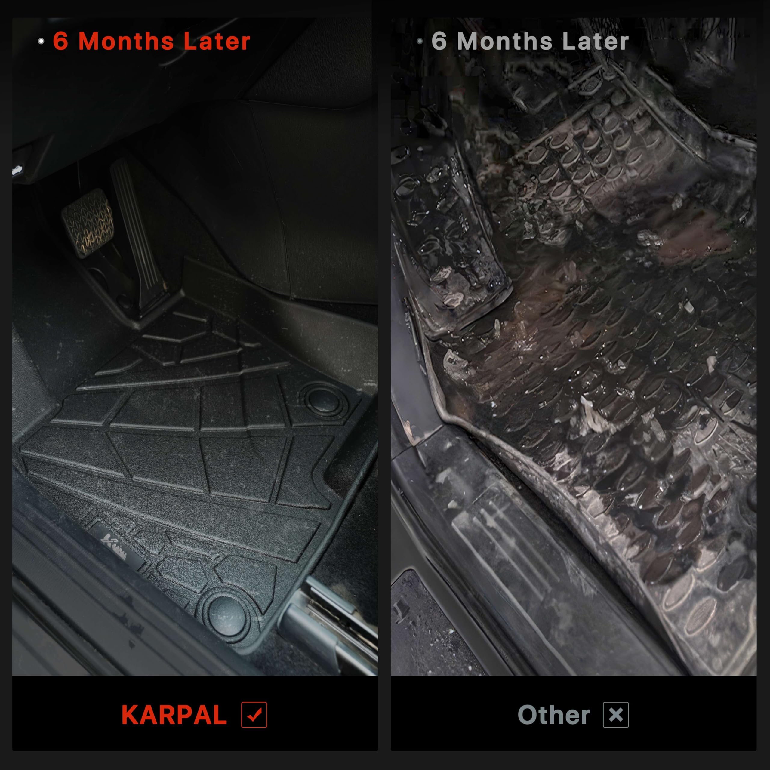 Floor Mats Cargo Liner Fit For Mazda Cx5 2017-2024, Custom Fit Tpe Rubber Guard Accessories Anti-Slip Trunk Mats Floor Liners Fo