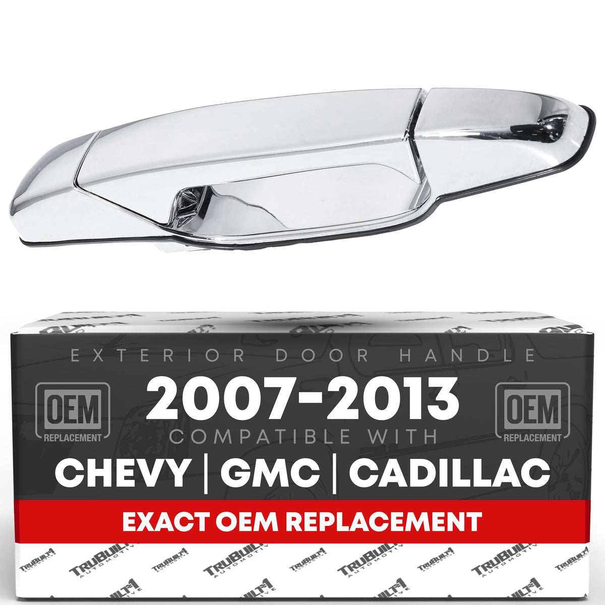 Exterior Front Passenger Door Handle - Compatible With 2007-2013 Chevrolet Avalanche, 07-14 Silverado 1500, 2500, 3500, Suburban