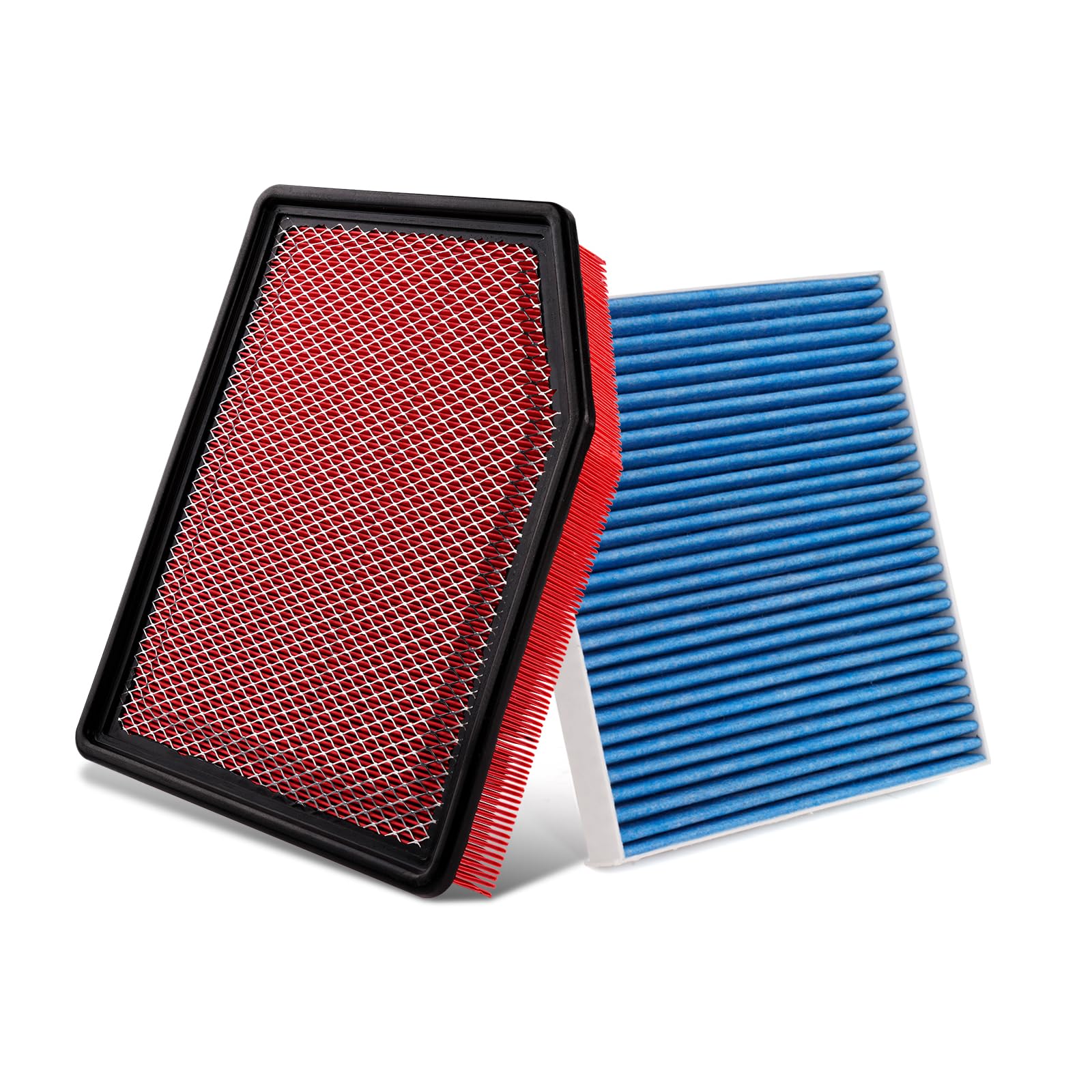 Forccord Cabin+Engine Air Filter Fit For Silverado 1500 (2019-2025); Sierra 1500(2020-25); Suburban (2021-25); Tahoe (2021-25) C