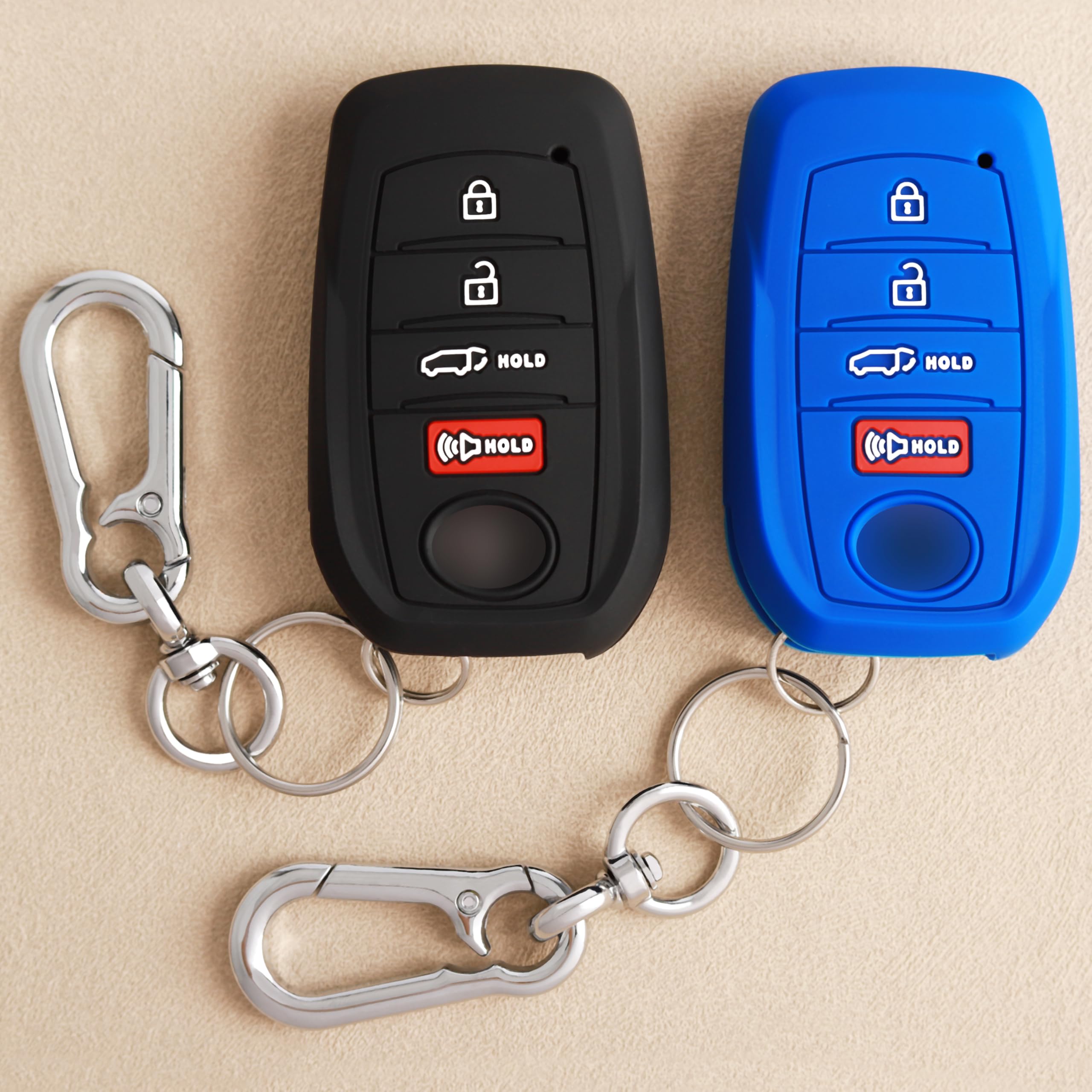 TANDRIVE Key Fob Cover for Toyota 2026 RAV4 2025 2026 Grand Highlander Corolla Cross 4Runner Land Cruiser Highlander Crown Signi