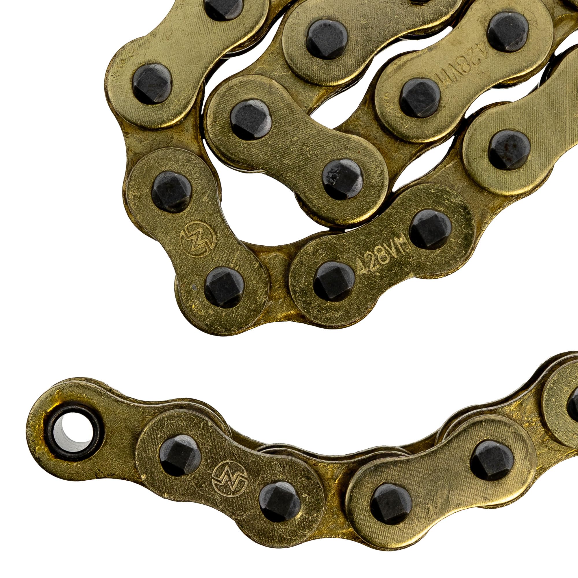 Niche Gold 428 X-Ring Chain 100 Links With Connecting Master Link