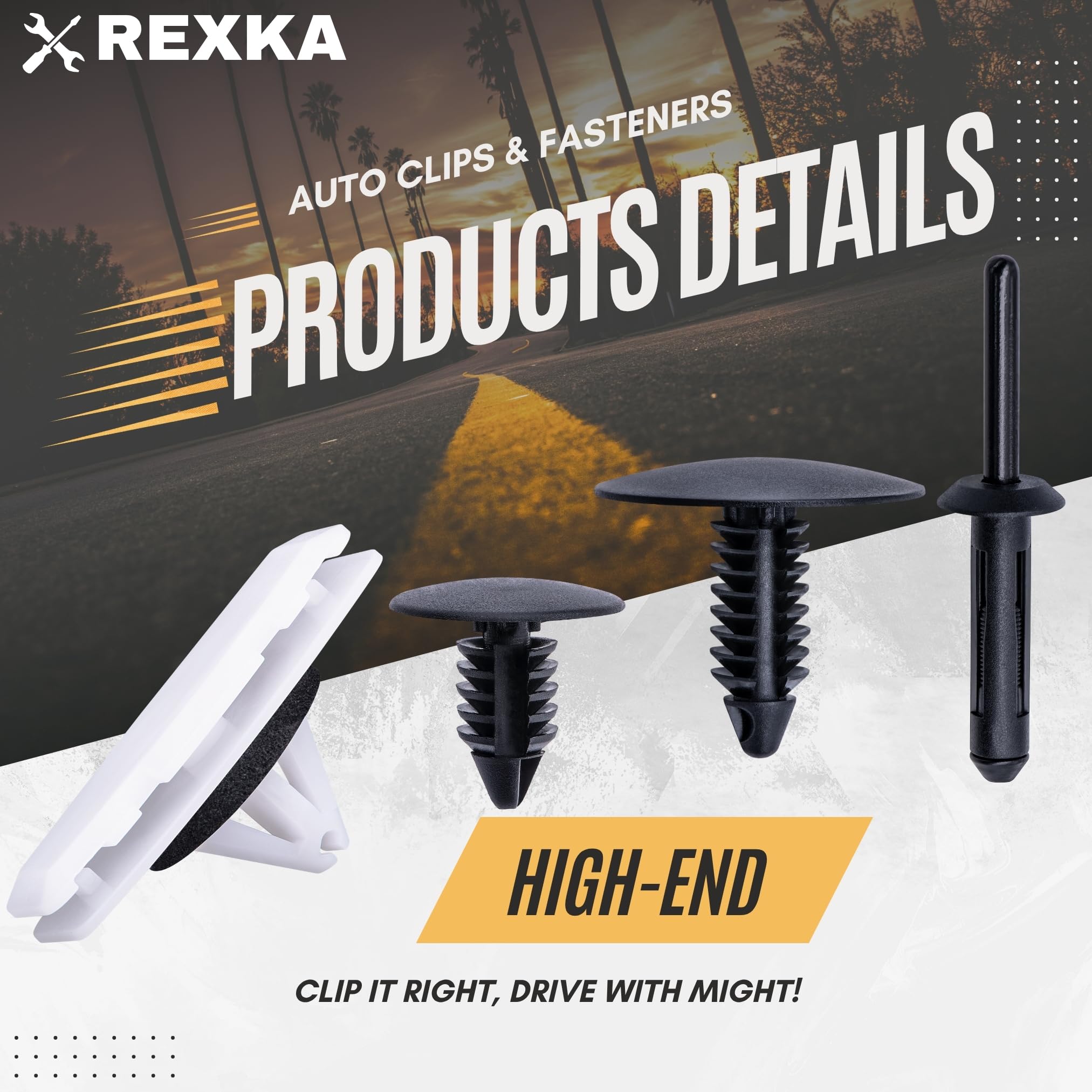 Rexka 60Pcs Fender Flare Hardware Kits For Jeep Wrangler Jl 2018-2024 Jeep Gladiator 2020-2023 Jt Ram 1500 68526185Aa 6506007Aa