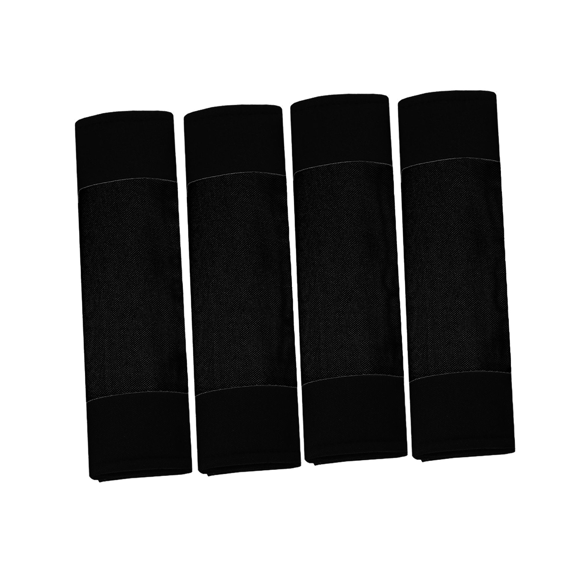 Fh Group Universal Fit Modernistic And Seat Belt Pads Combo Set Steering Wheel Cover Fits Most Cars, Suvs Black