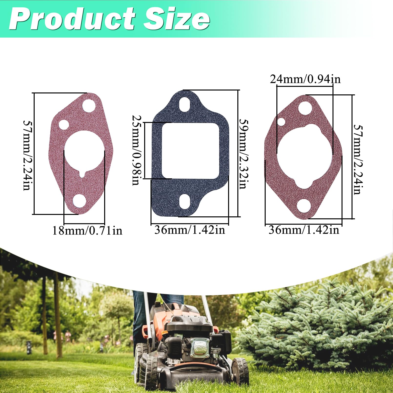 Carburettor Gasket Kit For Honda Gcv160 Gcv135 Gcv190 Gsv190 Engine And Hrs216 Hrt216 Hrb216 Hrr216 Hrz216 Lawnmower # 16212-Zl8