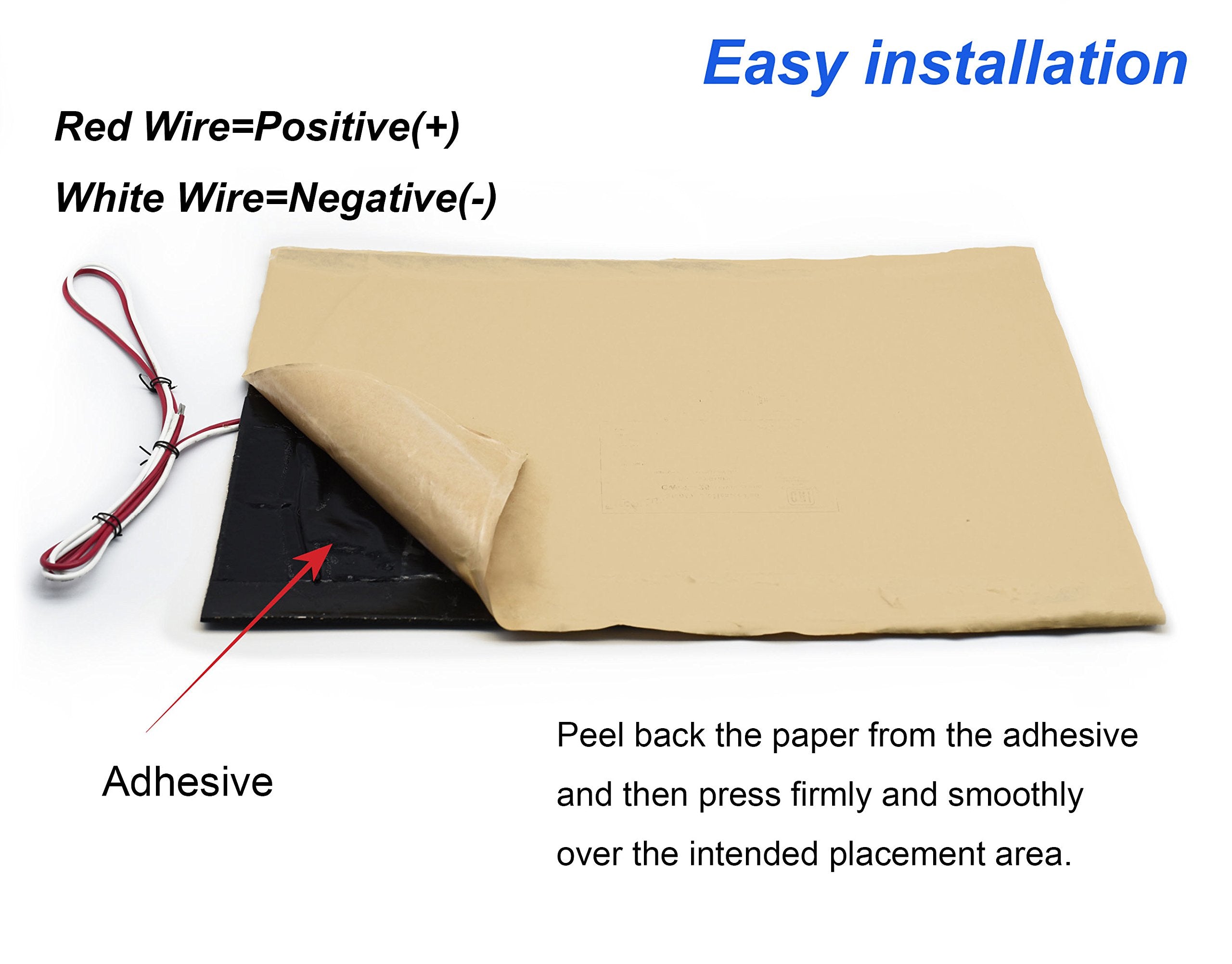Facon 12' X 18' Rv Camper Trailer Water Holding Tank Heater Pad With Automatic Thermostat Control 13.5V Dc(Pack Of 2)