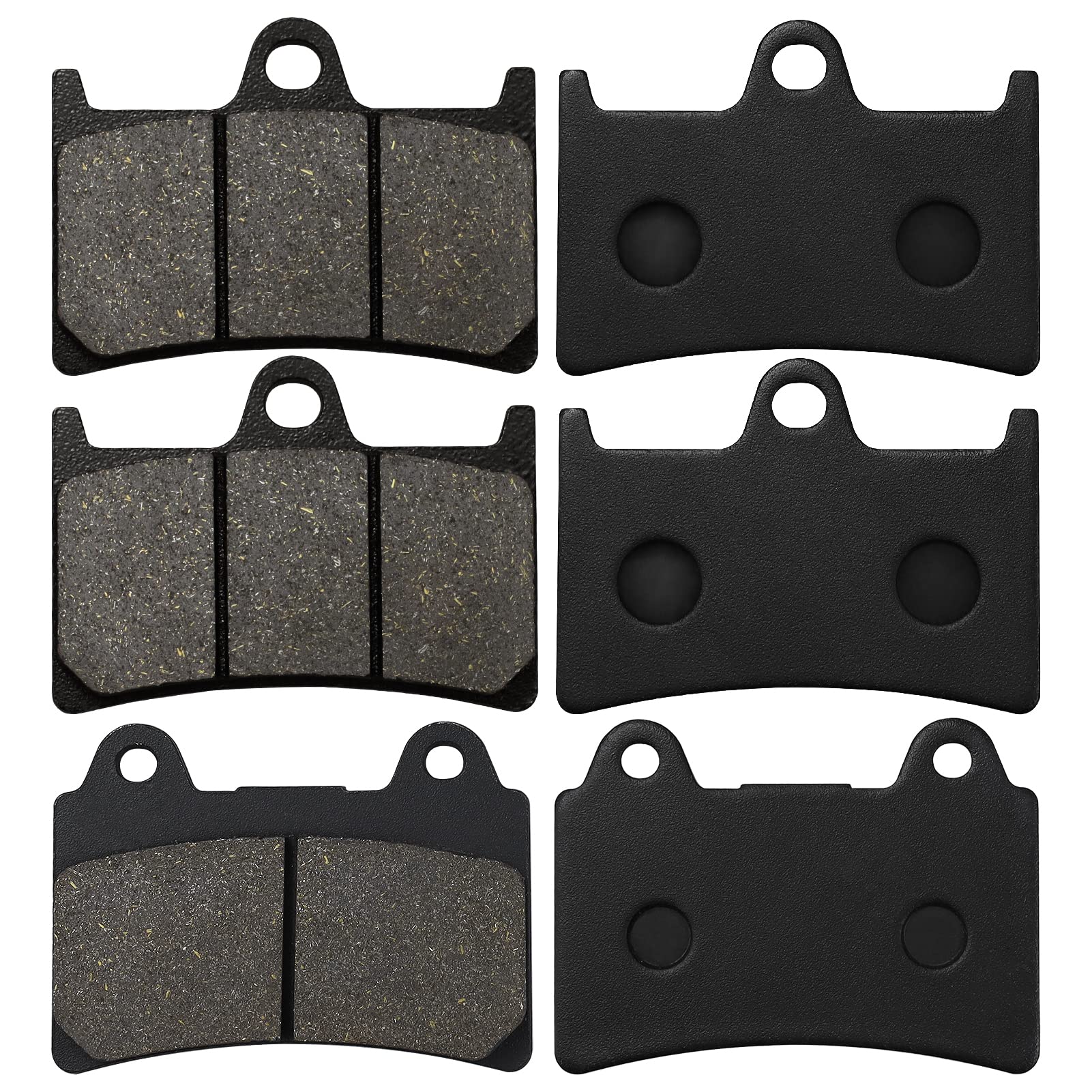 Cyleto Front And Rear Brake Pads For Yamaha Roadstar 1700 Xv1700 2004-2009 Xv 1700 Road Star Midnight Silverado 2004 2005 2006 2007