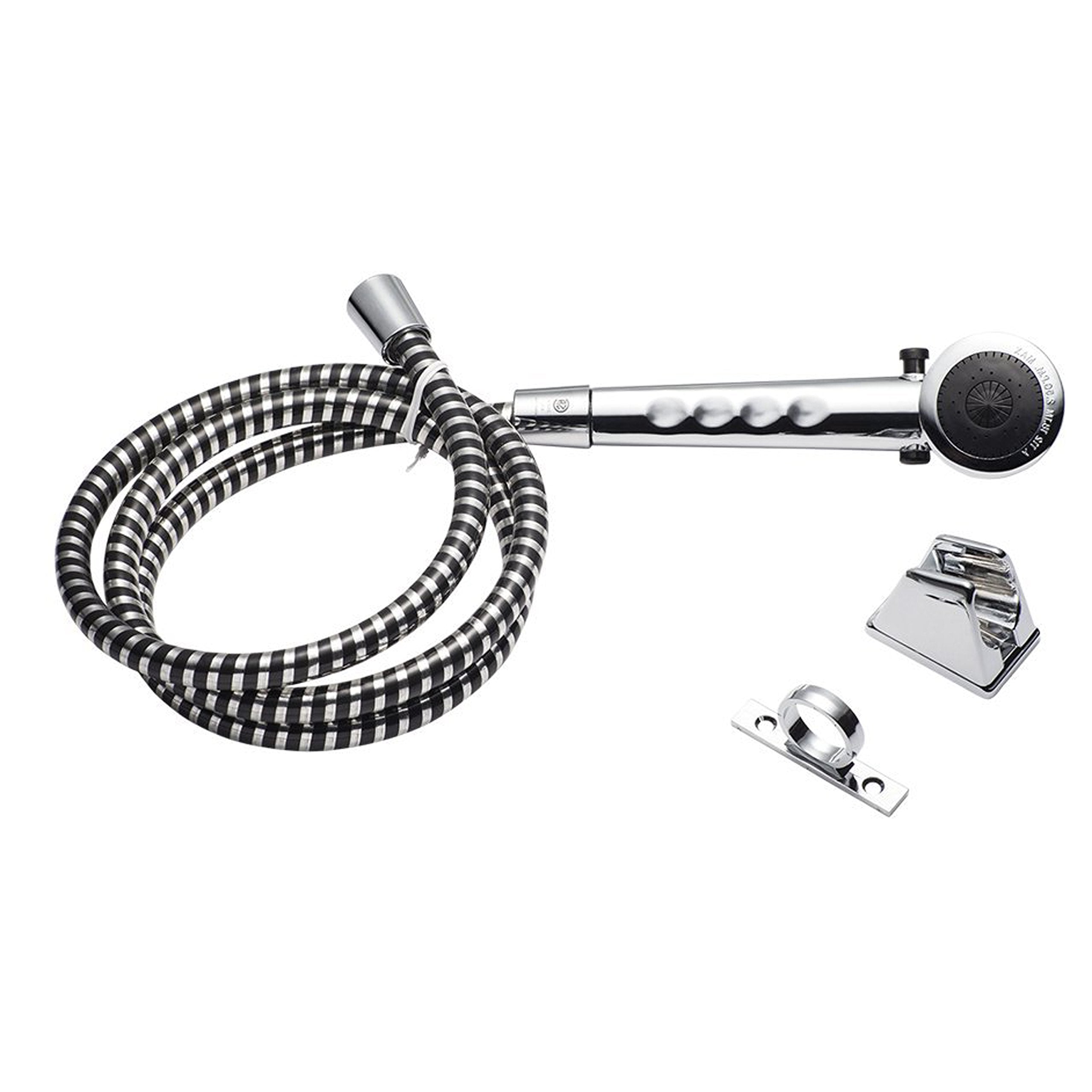 Laguna Brass 3220Acp/4120Cp Rv/Motorhome Two Handle Non-Metallic Diverter Valve With Matching Hand Shower Set, Chrome Finish