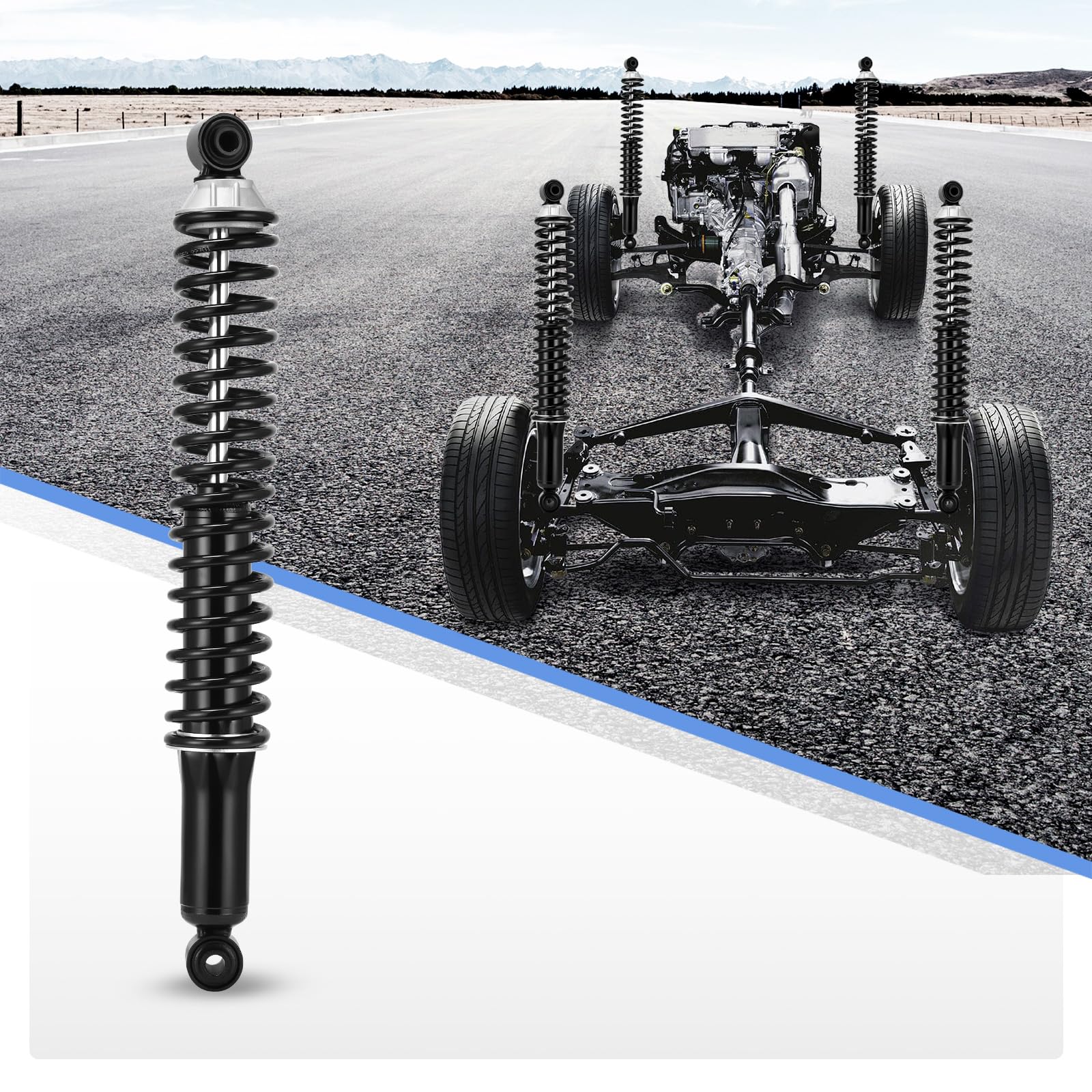 Yitamotor Rear Shocks Loaded Shocks And Struts Compatible With 2000-2006 Chevrolet Suburban 1500, 2000-2006 Chevrolet Tahoe, 200