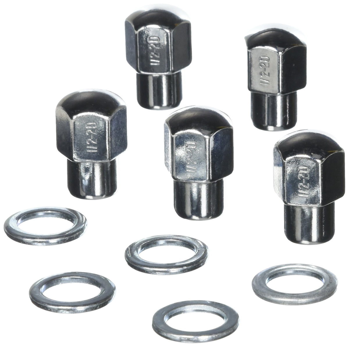 Weld Racing 601-1466 Lug Nuts 1/2 Rh Closed End W/Washers (5Pk)