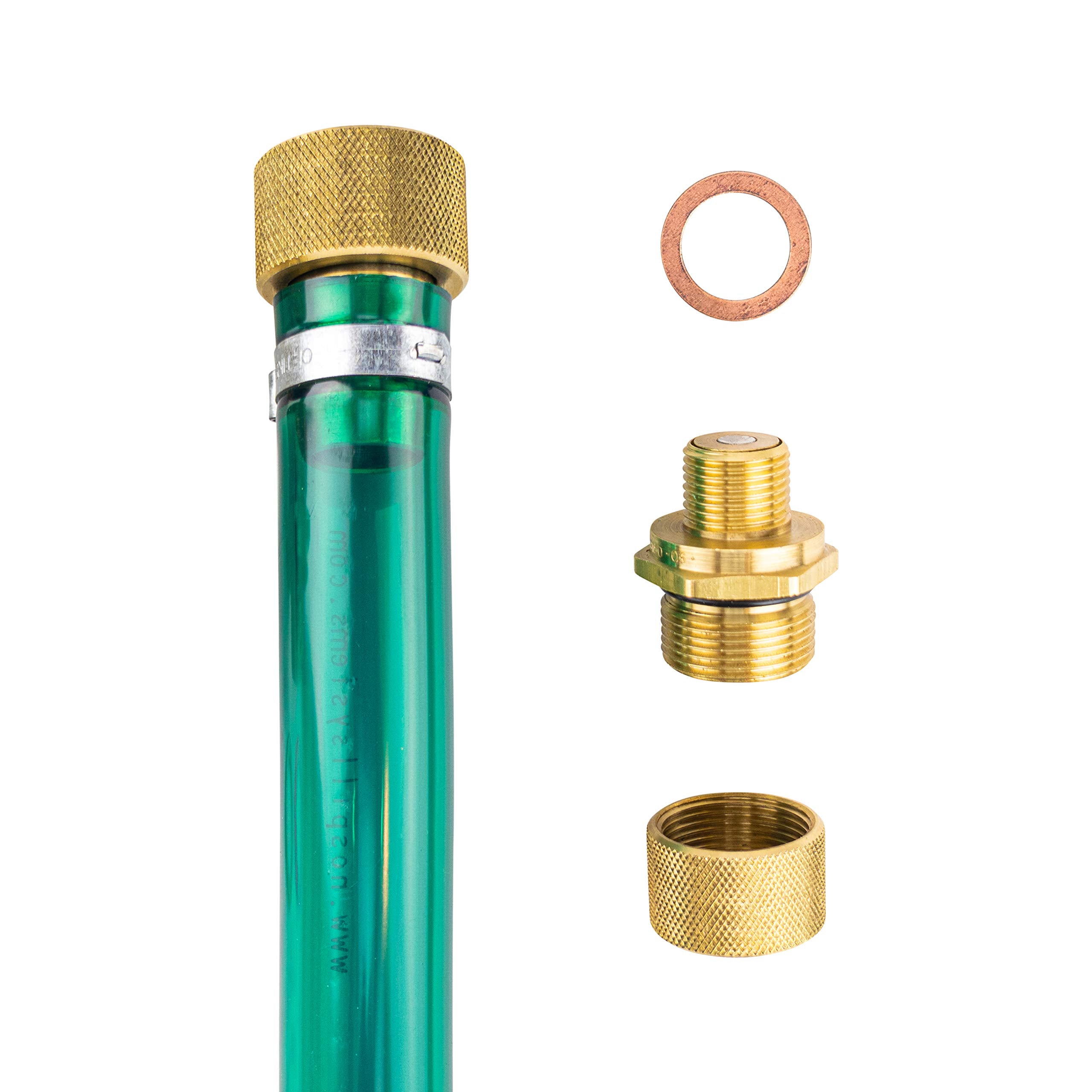 NO-SPILL OIL DRAIN KIT | Kit Contains: Dust Cap, Oil Plug, & 10'' Hose | Compatible with Various Models, Makes, and Manufactures