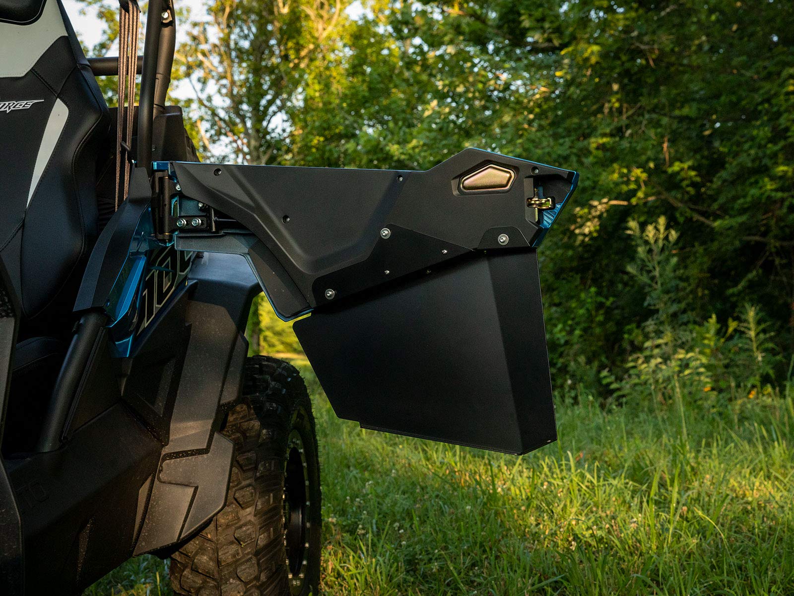 Superatv Aluminum Lower Doors For 2018-2019 Cfmoto Zforce 1000 | 2020-2022 Cfmoto Zforce 950 | Rattle-Free Fit | Power Coated Fo