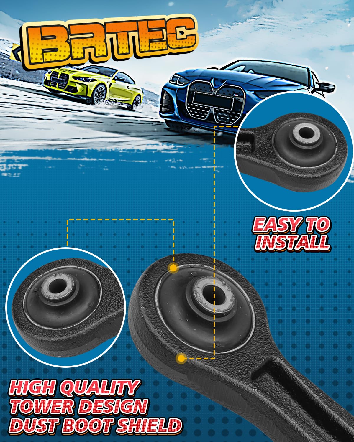 Front Lower Control Arms w/Ball Joints Honda Pilot 2003 2004 2005 2006 2007 2008; Acura MDX 2001-2006