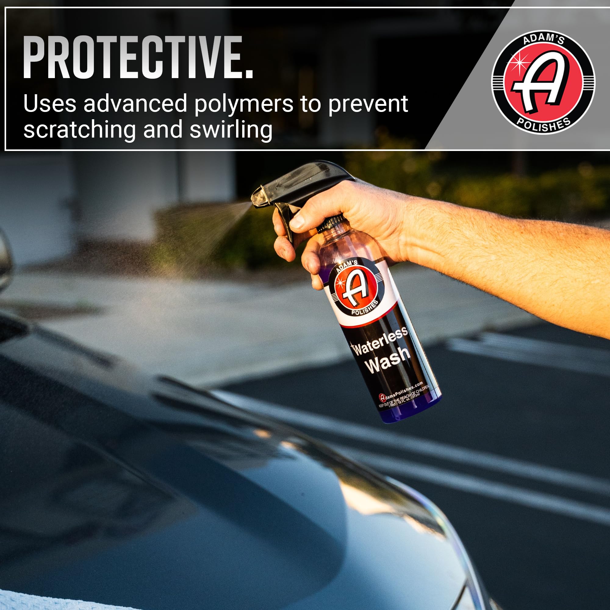 Adam'S Polishes Waterless Wash (Gallon) - Cleaning Car Wash Spray For Detailing | Safe Ultra Slick Lubricating Formula For Auto,