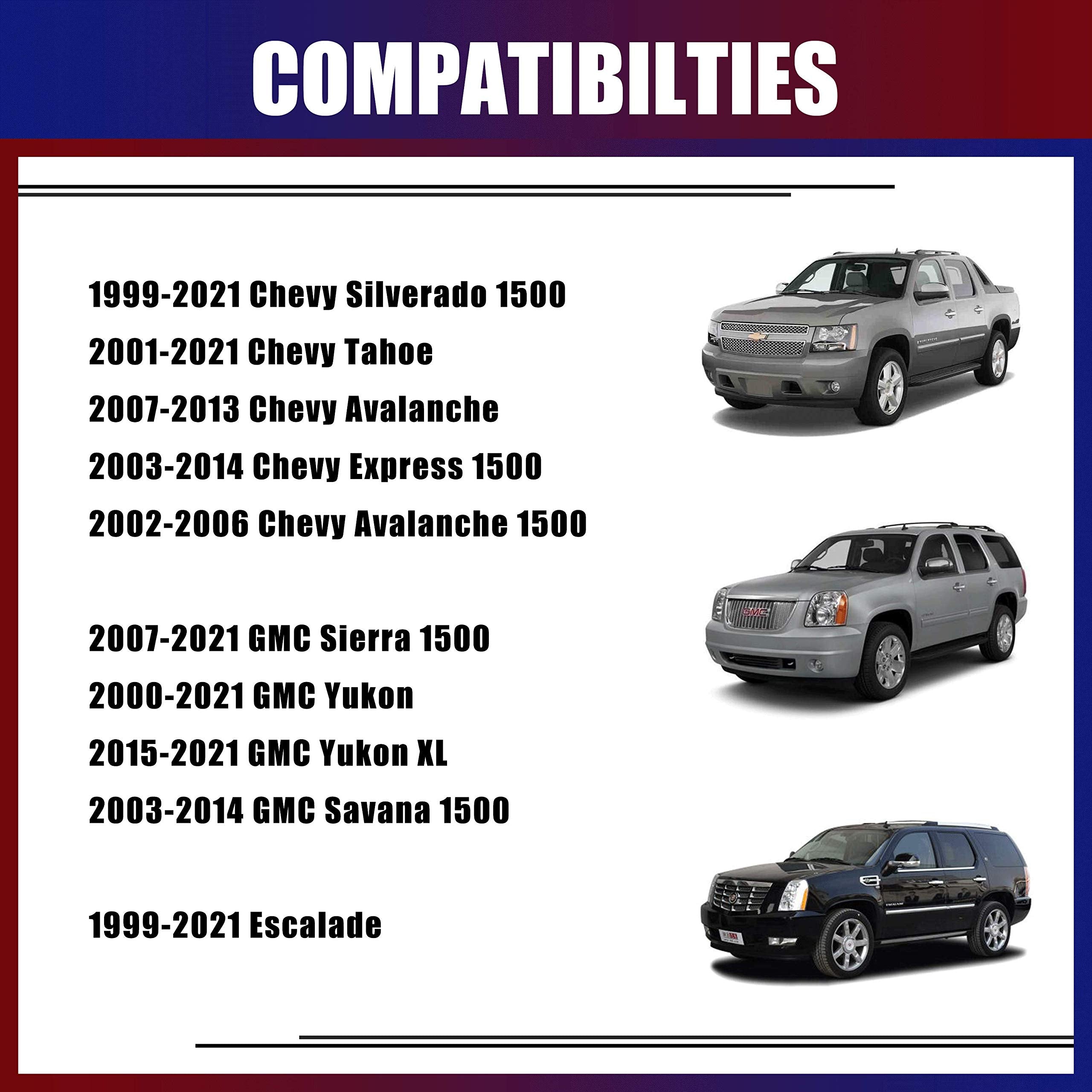 Flycle 6X5.5 Hubcentric Wheel Spacers For Chevy Silverado 1500 Gmc Sierra 1500, 4Pcs 2 Inch 6X139.7Mm Wheel Spacer For Tahoe Sub