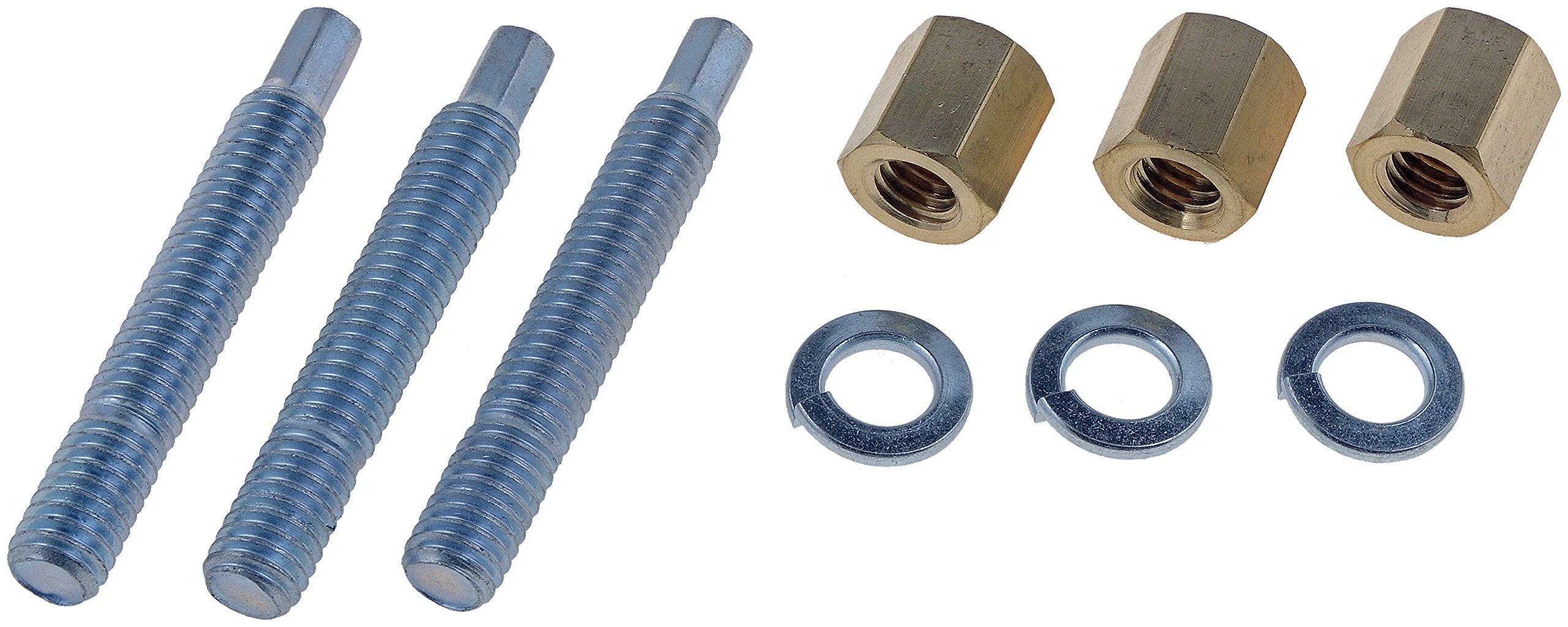 Dorman 03112 Front Exhaust Stud Kit - 3/8-16 X 2-1/2 In. Compatible With Select Models