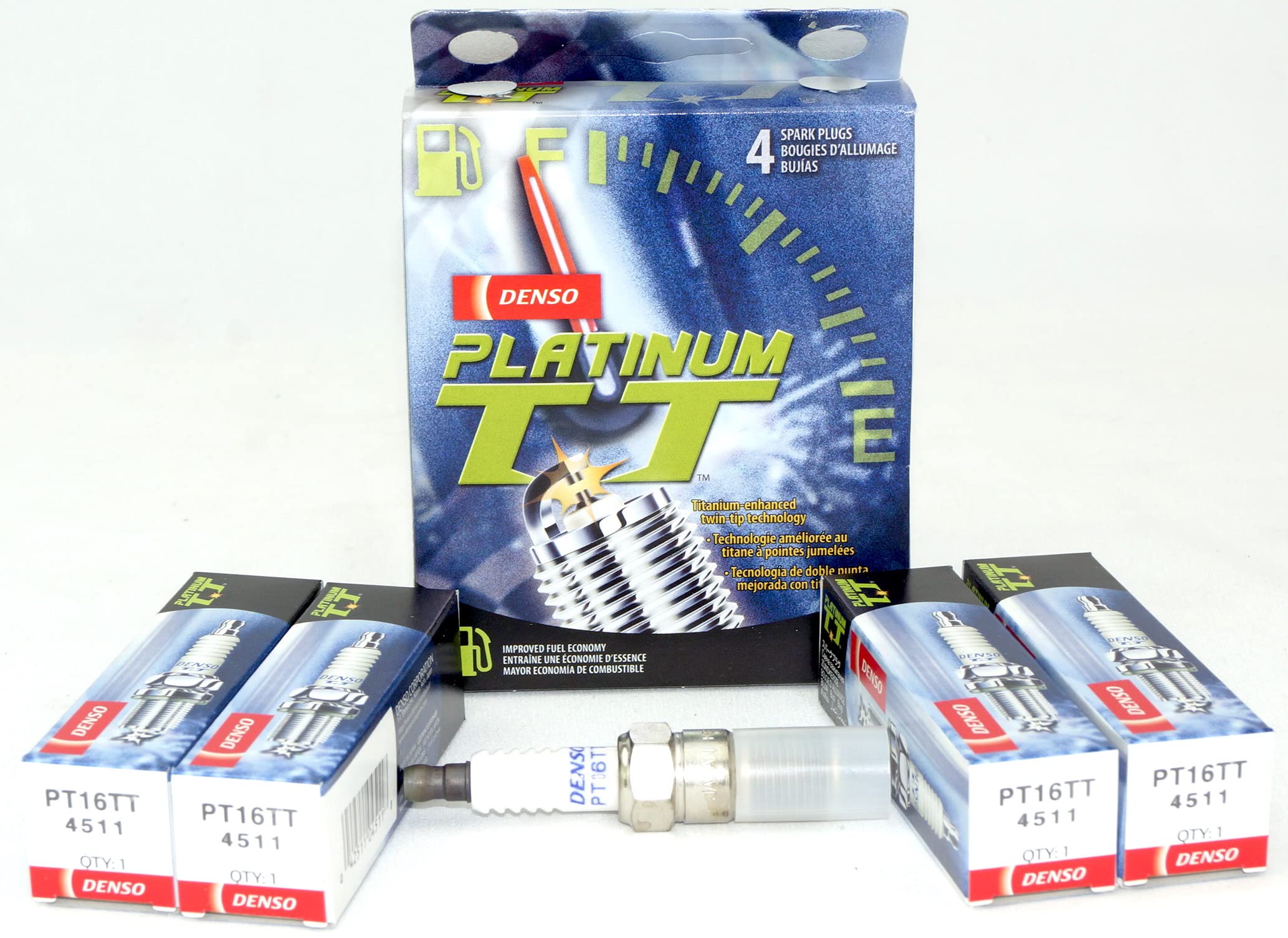 4 Pcsnew -- Denso #4511 Platinum T T Spark Plugs -- Pt16Tt