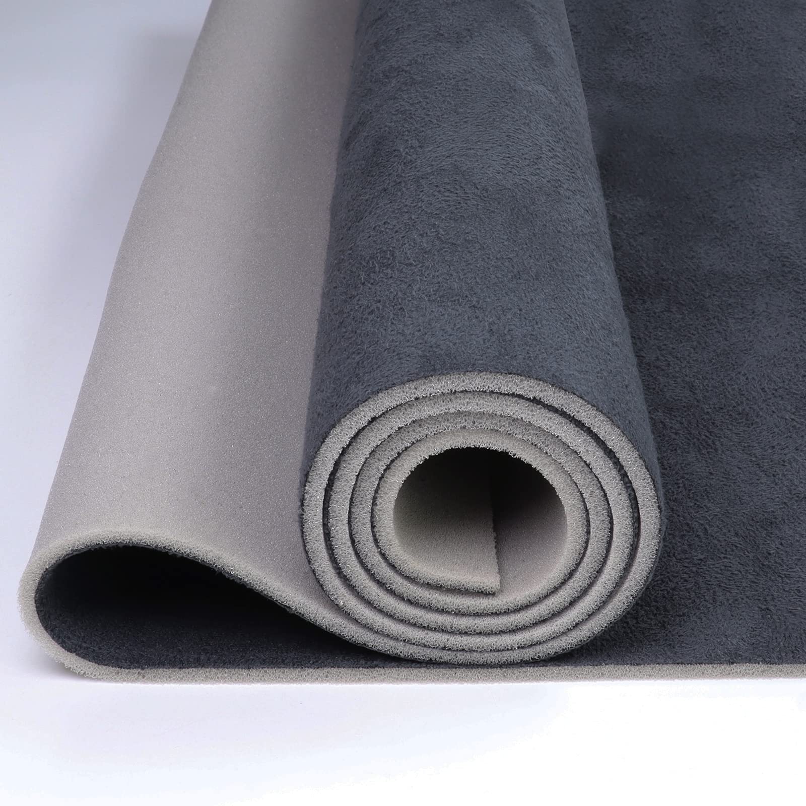 Car Elements Suede Headliner Fabric 60'' Wide By 120'' With Foam Backing Micro-Suede Headliner Repair Material, Car Roof Upholst
