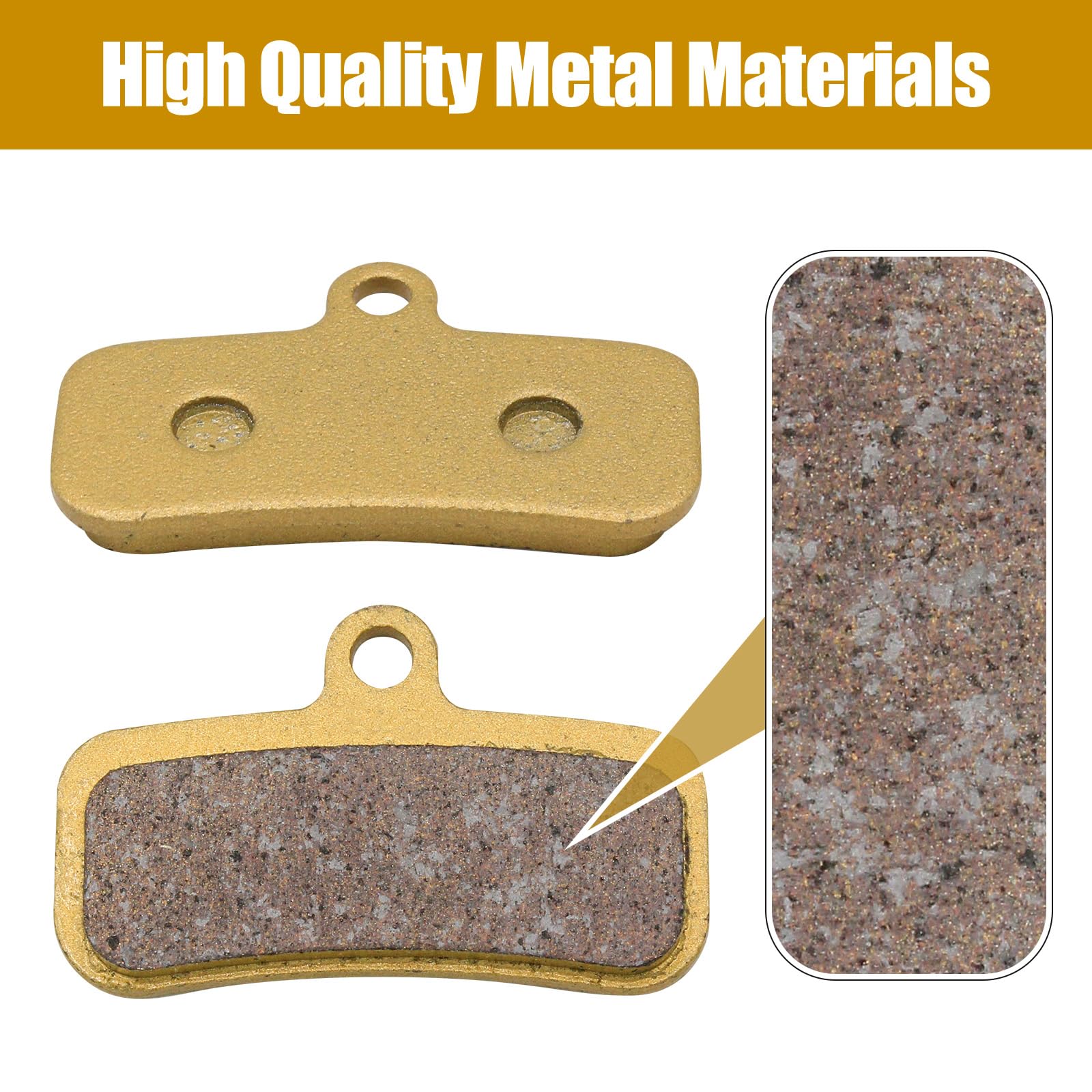 Front and Rear Disc Brake Pads for Surron Light Bee X/S, Segway X160 X260, Talaria Sting R MX3 MX4 Electric Dirt Bike Parts 3 Pa