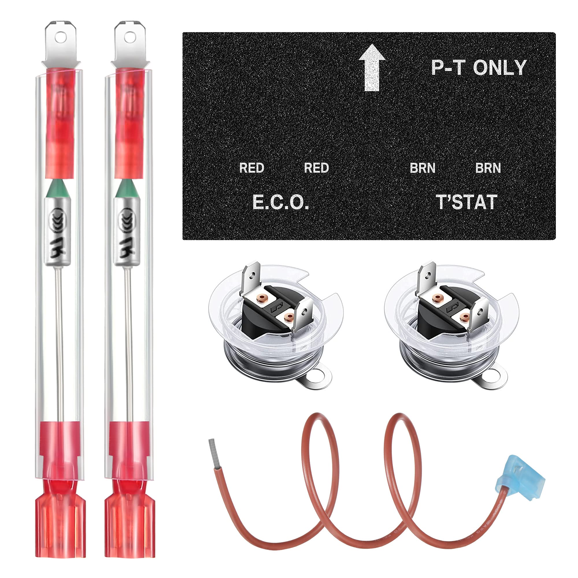 Dreyoo Rv Water Heater Thermal Cutoff With Eco Thermostat Assembly Kit, Ul Listed Replacement Part Compatible With Atwood 91447