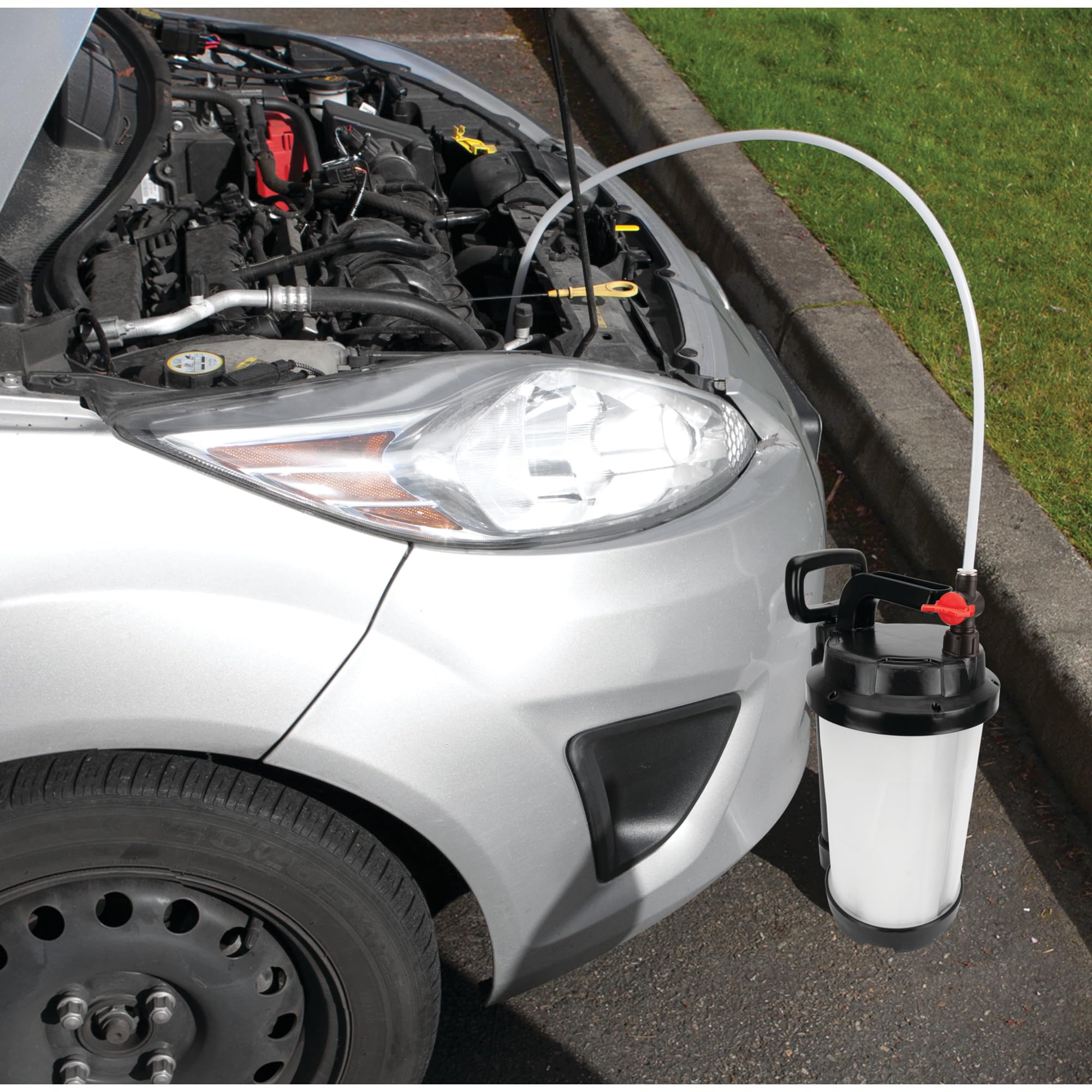 Performance Tool W54171 Manual Vacuum Extraction Pump For Oil, Transmission Fluid, Gear Oil, Coolant And Power Steering Fluid