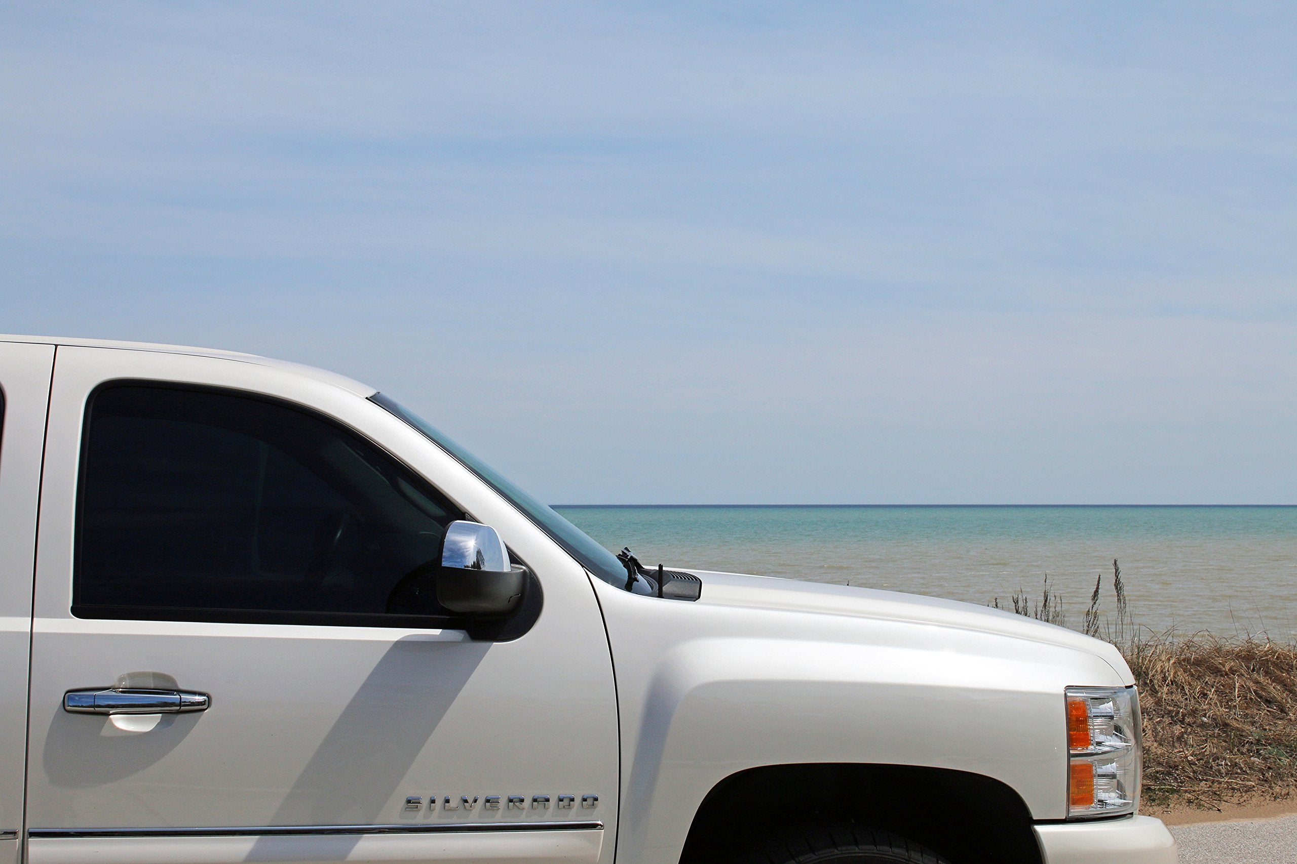 AntennaMastsRus - Made in USA - 4 Inch Black Aluminum Antenna is Compatible with GMC Sierra 1500 (2006-2025)