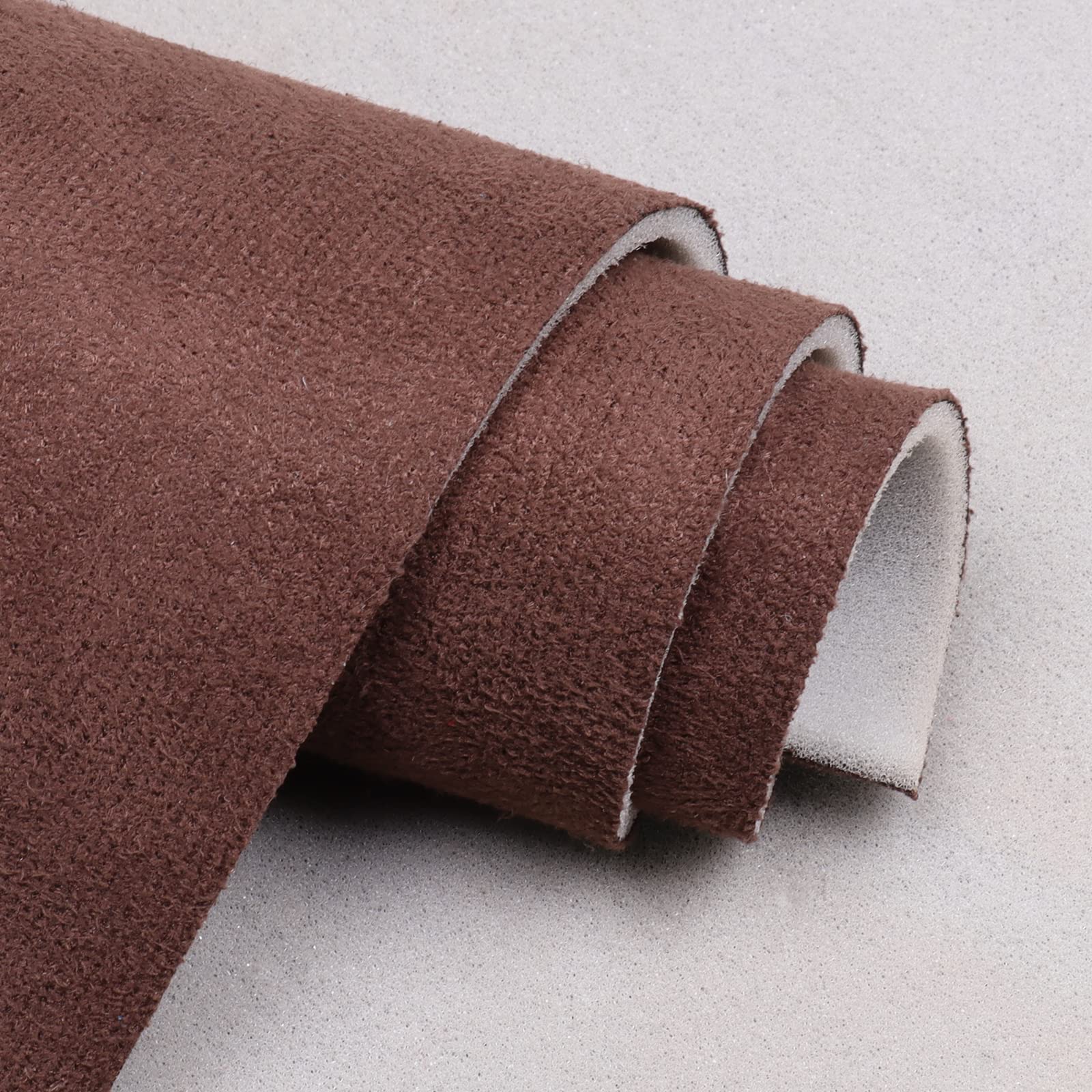 Suede Headliner Fabric with Foam Backing Material 60'' W  120'' L Car Micro-Suede Roof Headliner Fabric for Automotive RV Boat H