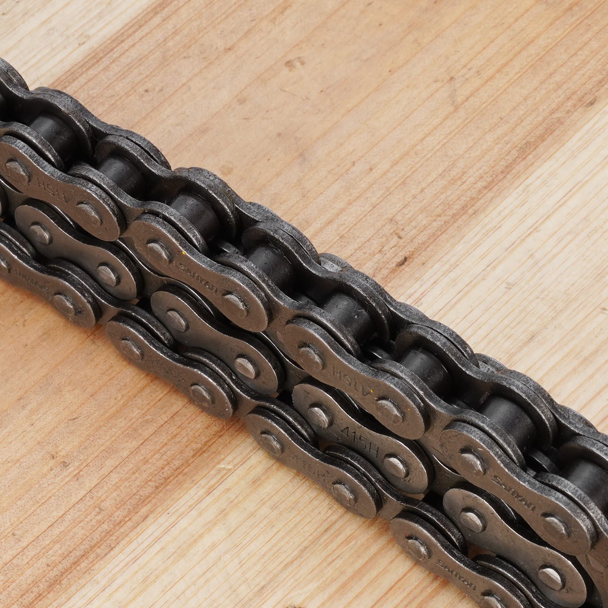 415H-110L Chain With Connector Links For 49Cc 60Cc 66Cc 80Cc 2-Stroke Engine Atv Mower Motor Motorized Bicycle Bike Buyang Cools