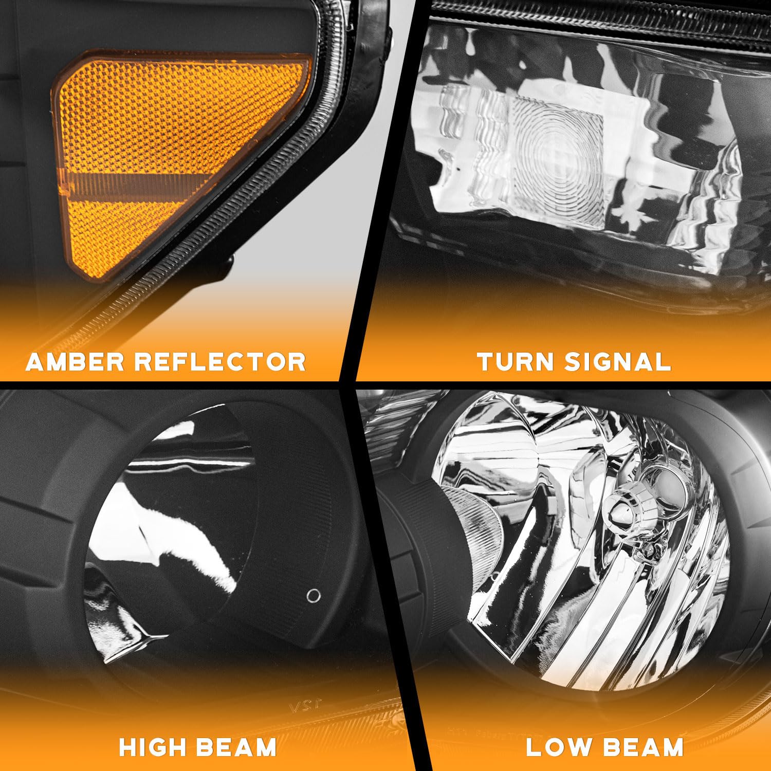 Weelmoto For 2007-2013 Toyota Tundra Headlights Assembly For 07 08 09 10 11 12 13 Toyota Tundra Headlight Replacement Automotive