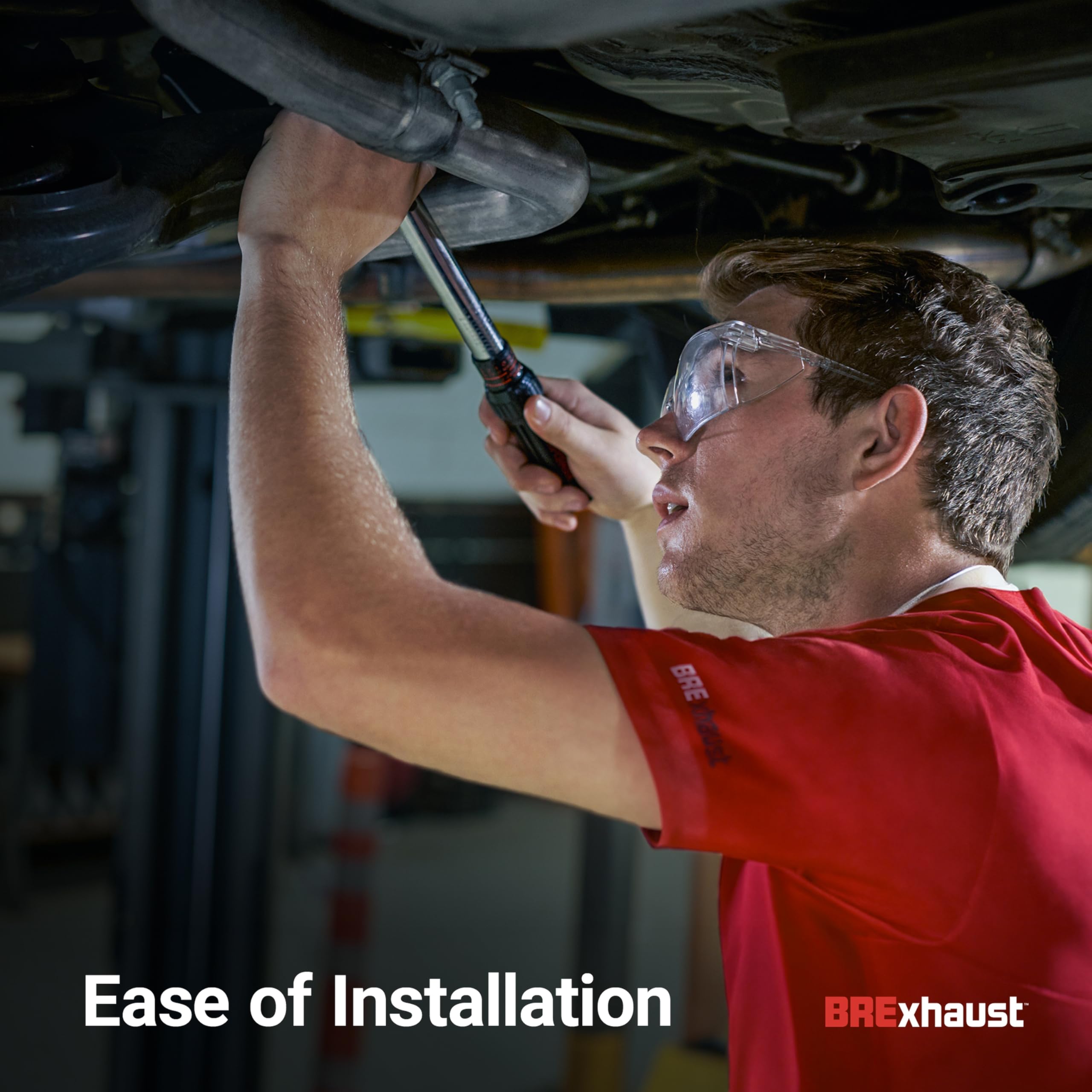 BRExhaust Replacement Exhaust System Kit 106-0226: Compatible with 2005-2012 Toyota Tacoma 2.7L