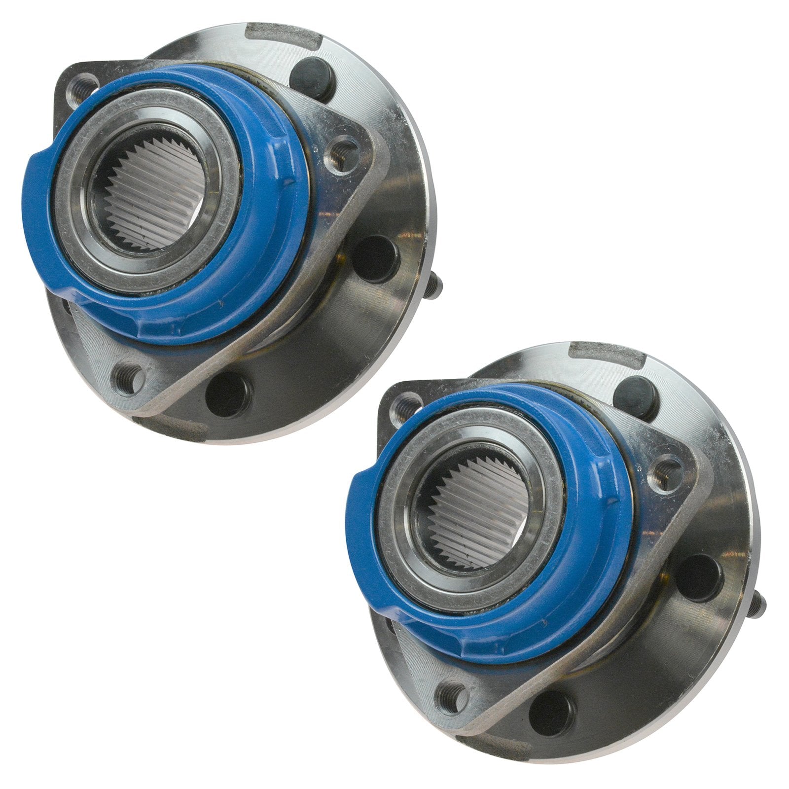 Trq Front Wheel Hub & Bearing Assembly Pair Set For Buick Chevy Pontiac