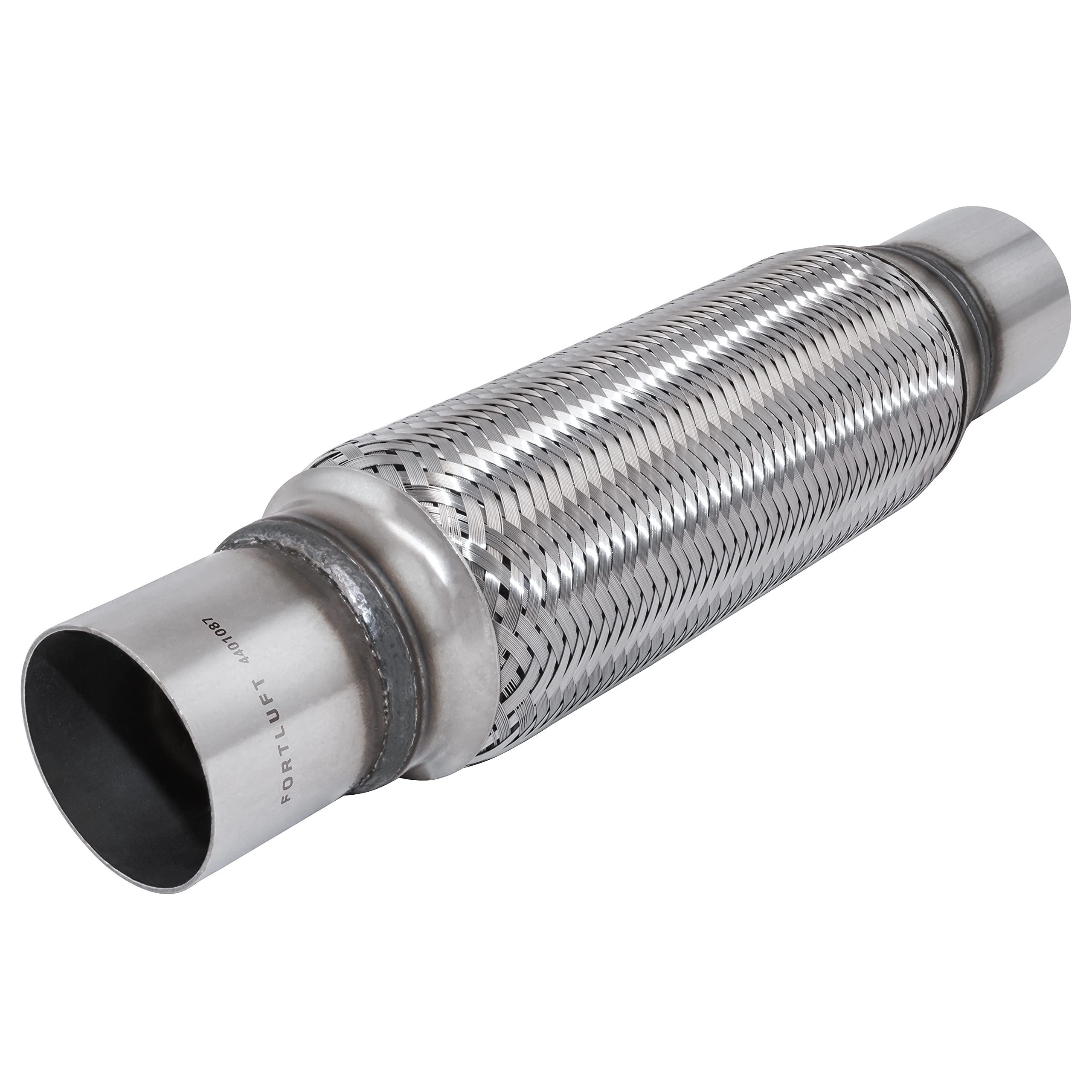 Fortluft Exhaust Flex Pipe (Exhaust Flex Connector With Extension Pipes, 2.25''X10.00''X14.00''/57X254X356Mm)