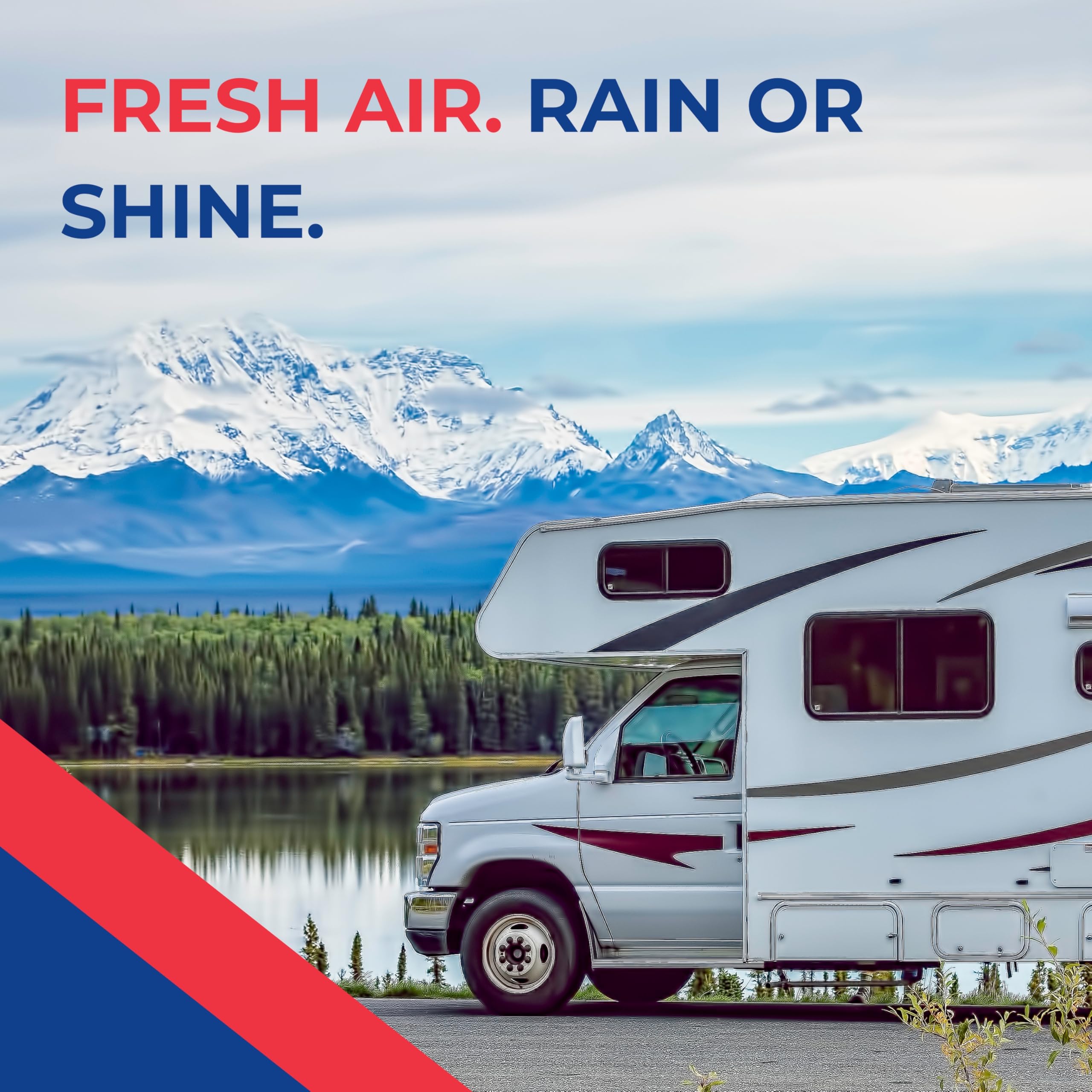 Maxxair Maxxfan Dome 6'' Round 12V Ventilation Fan - Compact Solution For Rooftop Or Sidewall Ventilation, Exhaust Only, Removab