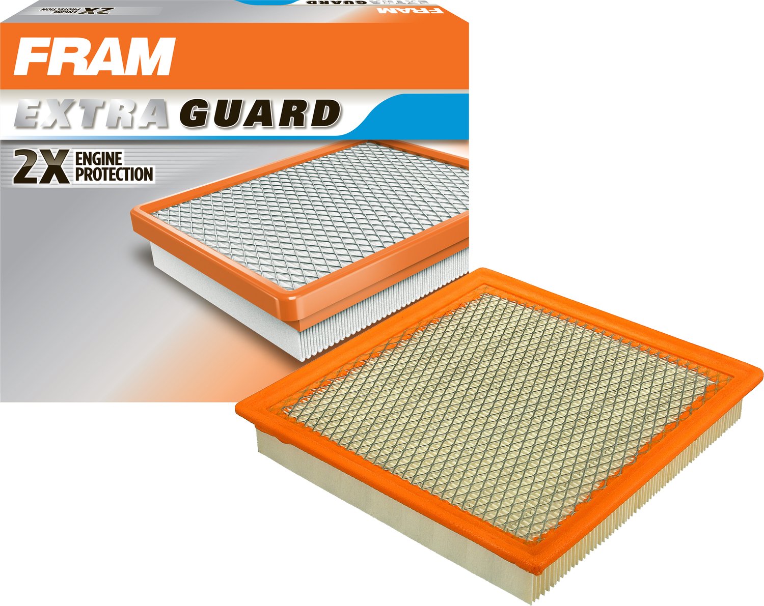 Fram Extra Guard Round Plastisol Engine Air Filter Replacement, Easy Install W/Advanced Engine Protection And Optimal Performance, Ca6555