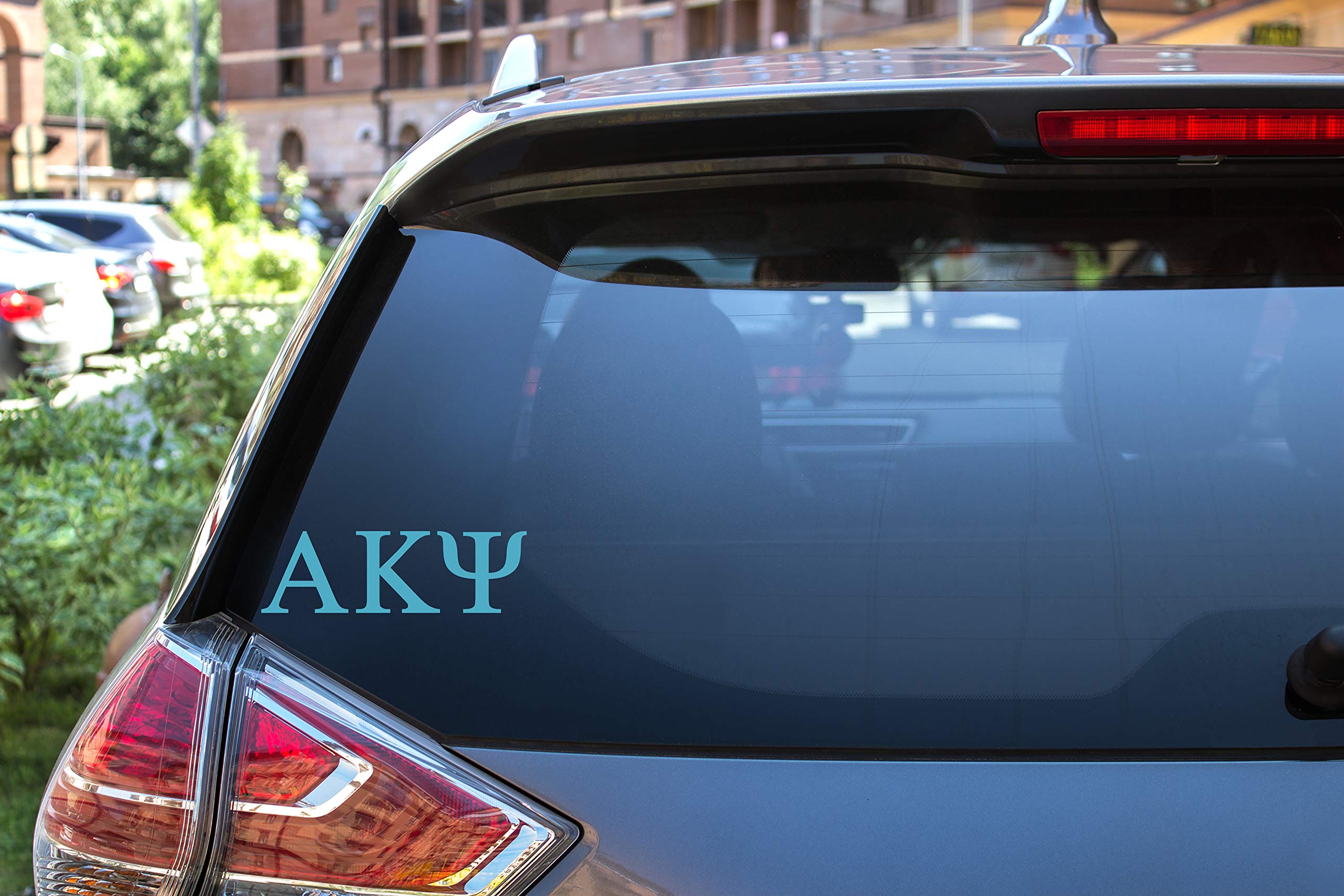 Pro-Graphx Alpha Kappa Psi Greek Sorority Sticker Decal, 2.5 Inches Tall, Sky Blue