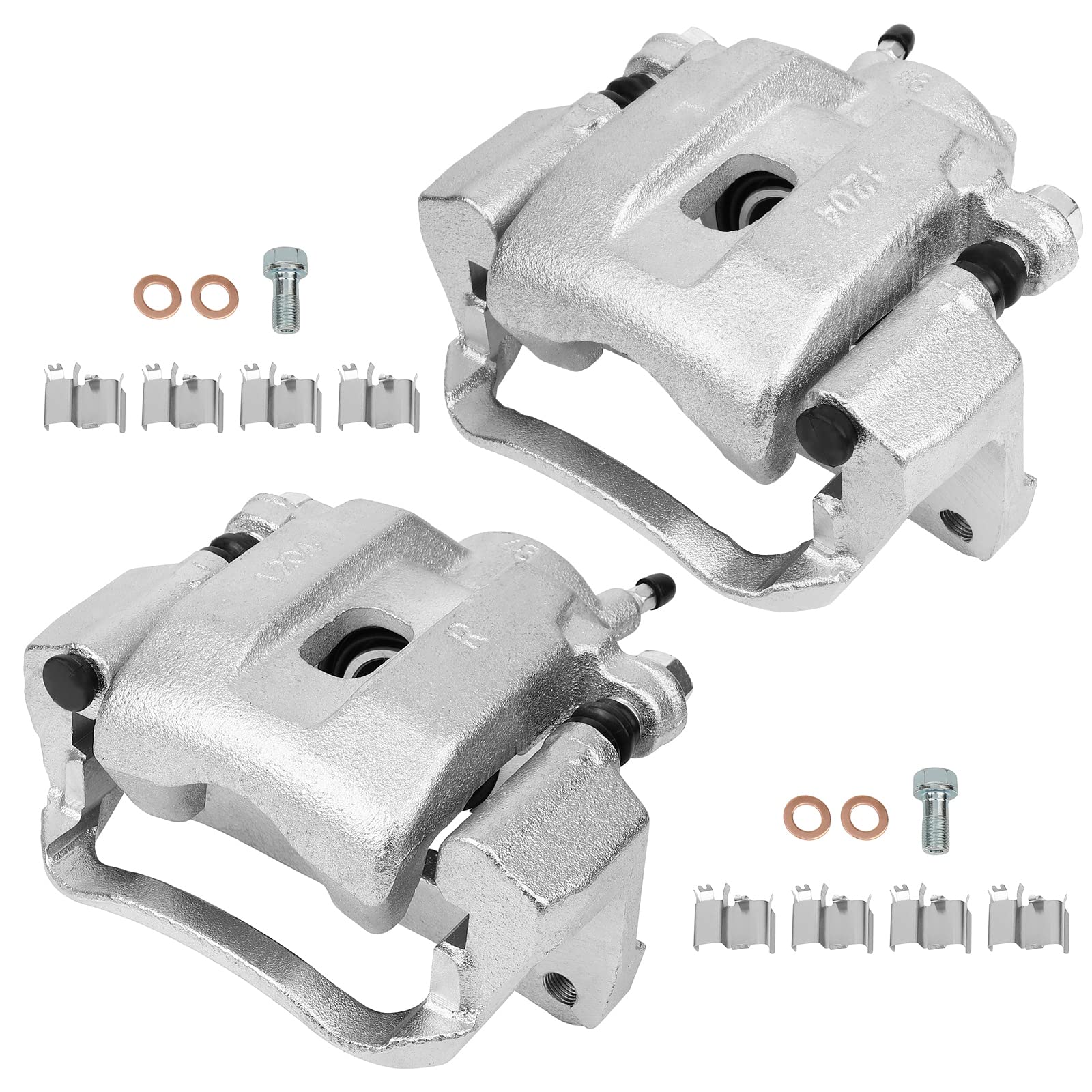 cciyu 19B3277 19B3276 Rear Left & Right Brake Calipers With Bracket For Toyota For Sequoia 2008-2015,For Toyota For Tundra 2007-