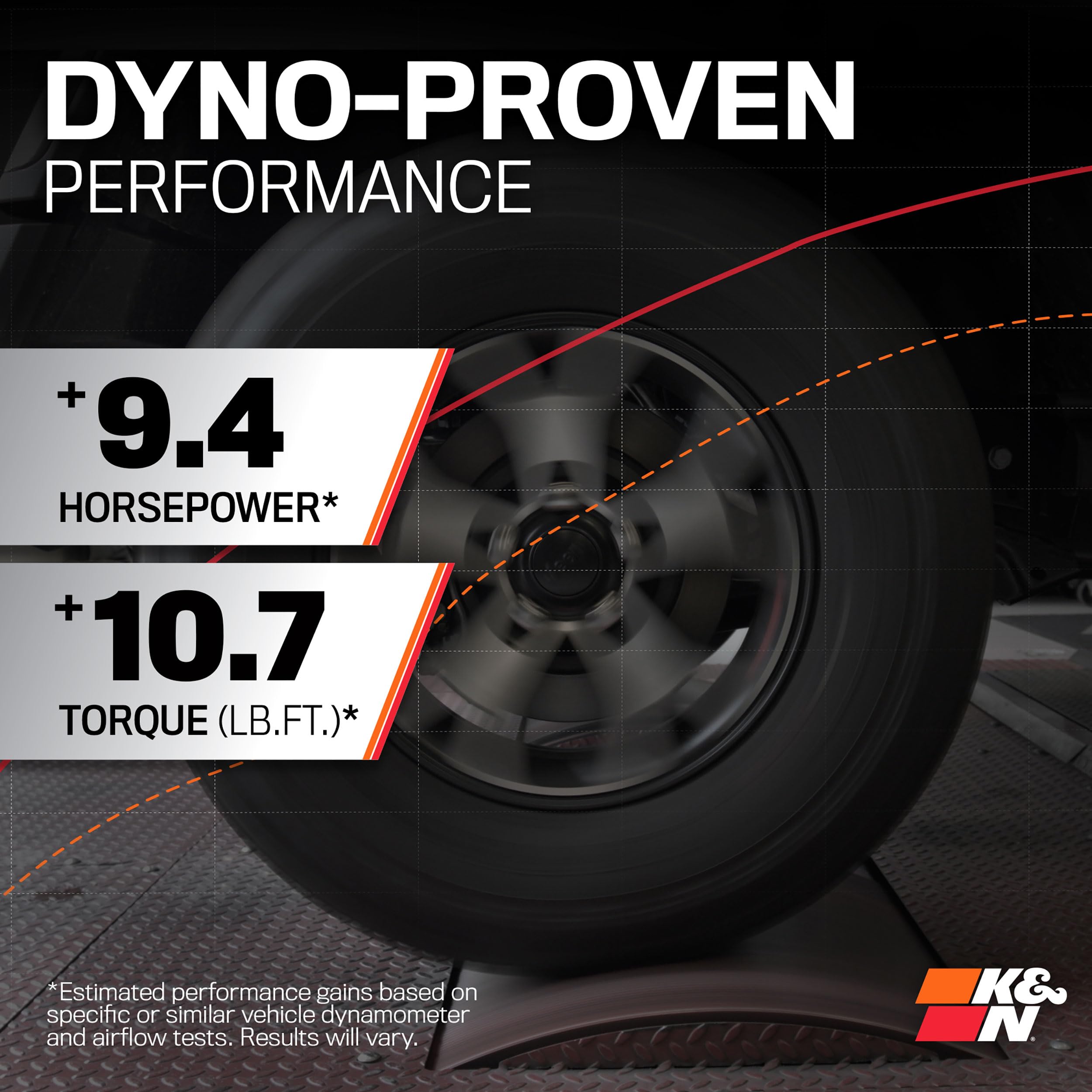 K&N Cold Air Intake System: High-Flow Air Filter, Increase Performance & Towing: Compatible With 2016-2023 Toyota Tacoma, 57-903