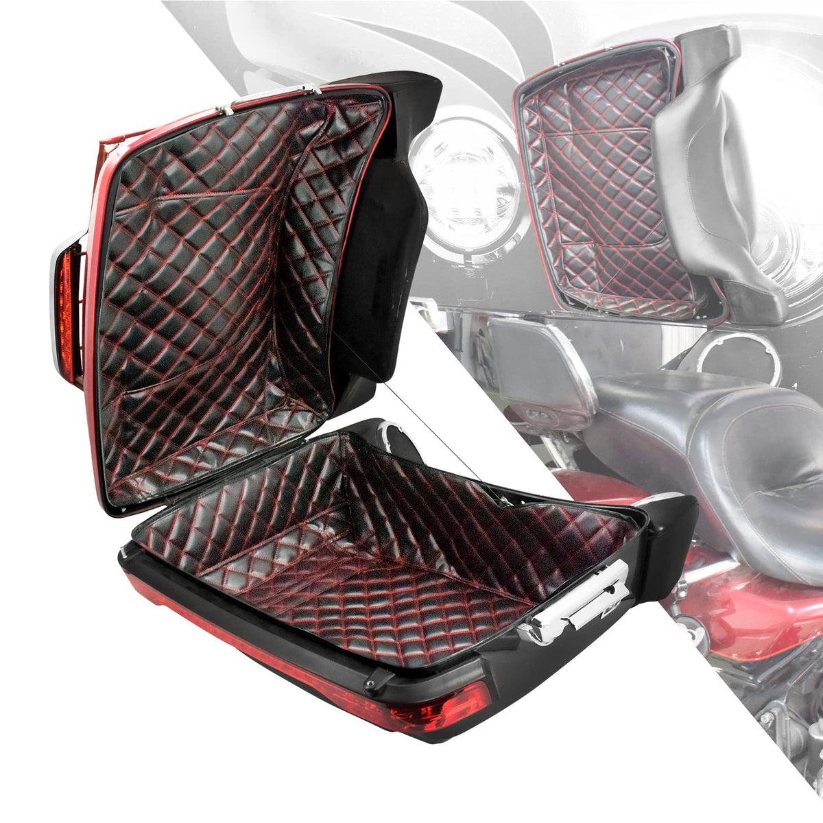 HDBUBALUS King Tour Pack Liners Touring Pak Inserts Fit for Harley Touring Electra Road King Street Glide Ultra Limited 2014-Lat
