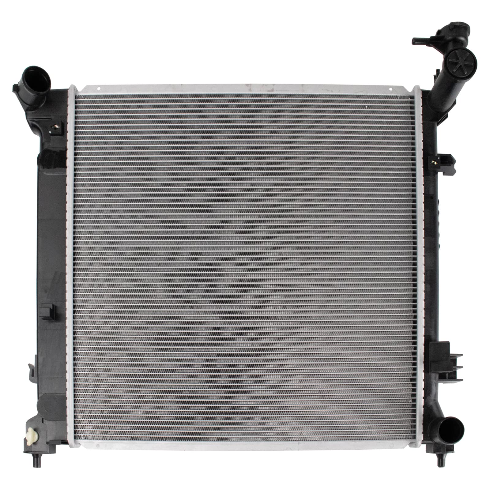 Trq Radiator Assembly Aluminum Core Compatible With 15-18 Hyundai Sonata Cu13538