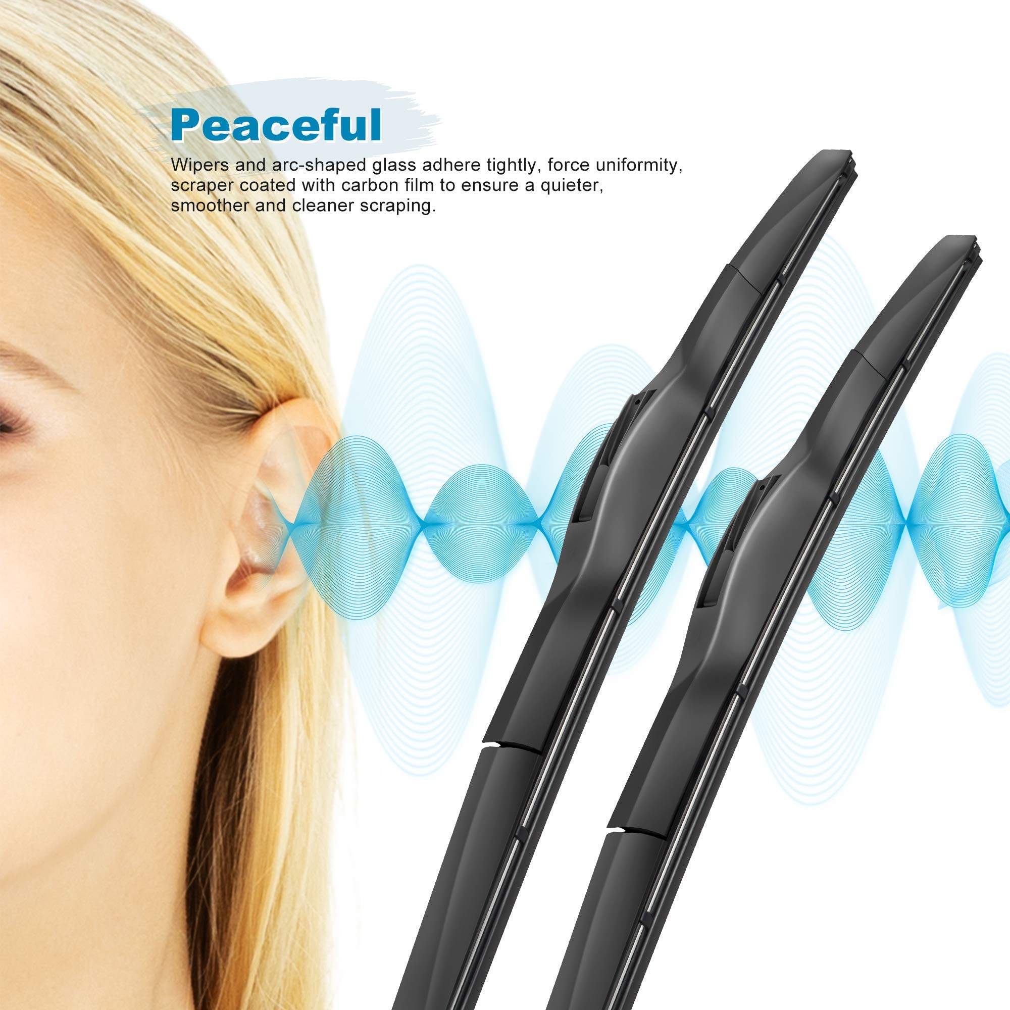 Ablewipe Windshield Wiper Baldes, 26 Front Window Wiper Blades Model: 18O13B (1 Piece)