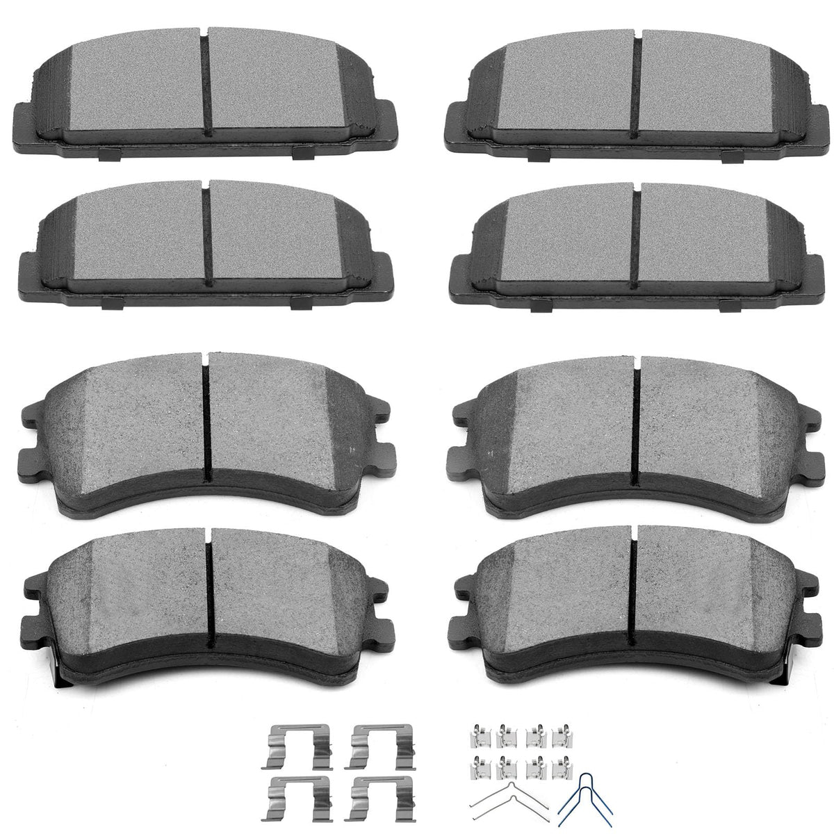 Ceramic Brake Pads Kits,Scitoo 8Pcs Brakes Pads Set Fit For 2003-2005 For Mazda 6